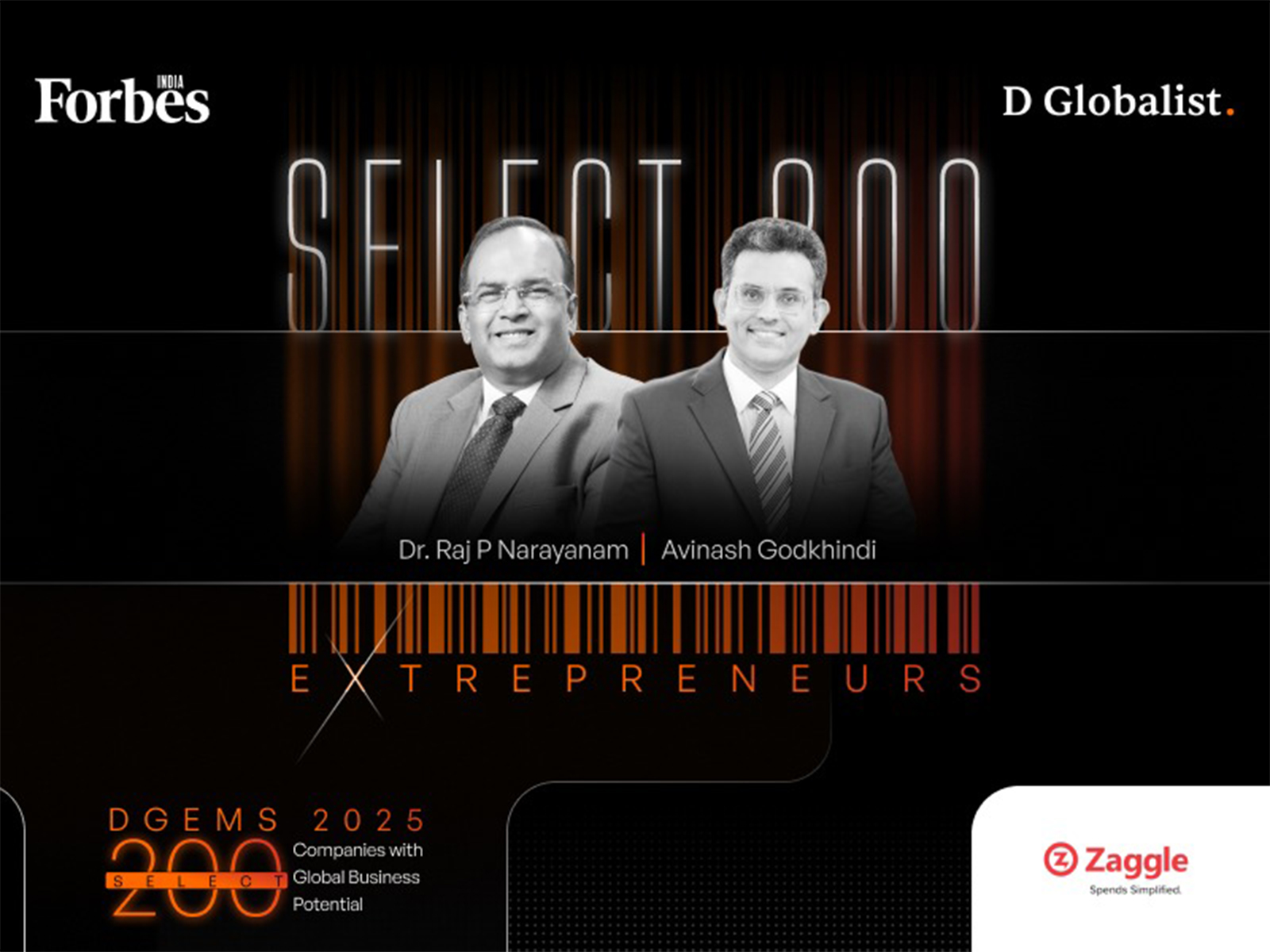 Zaggle Recognised Among the Top 10 Companies in Forbes India DGEMS 2025