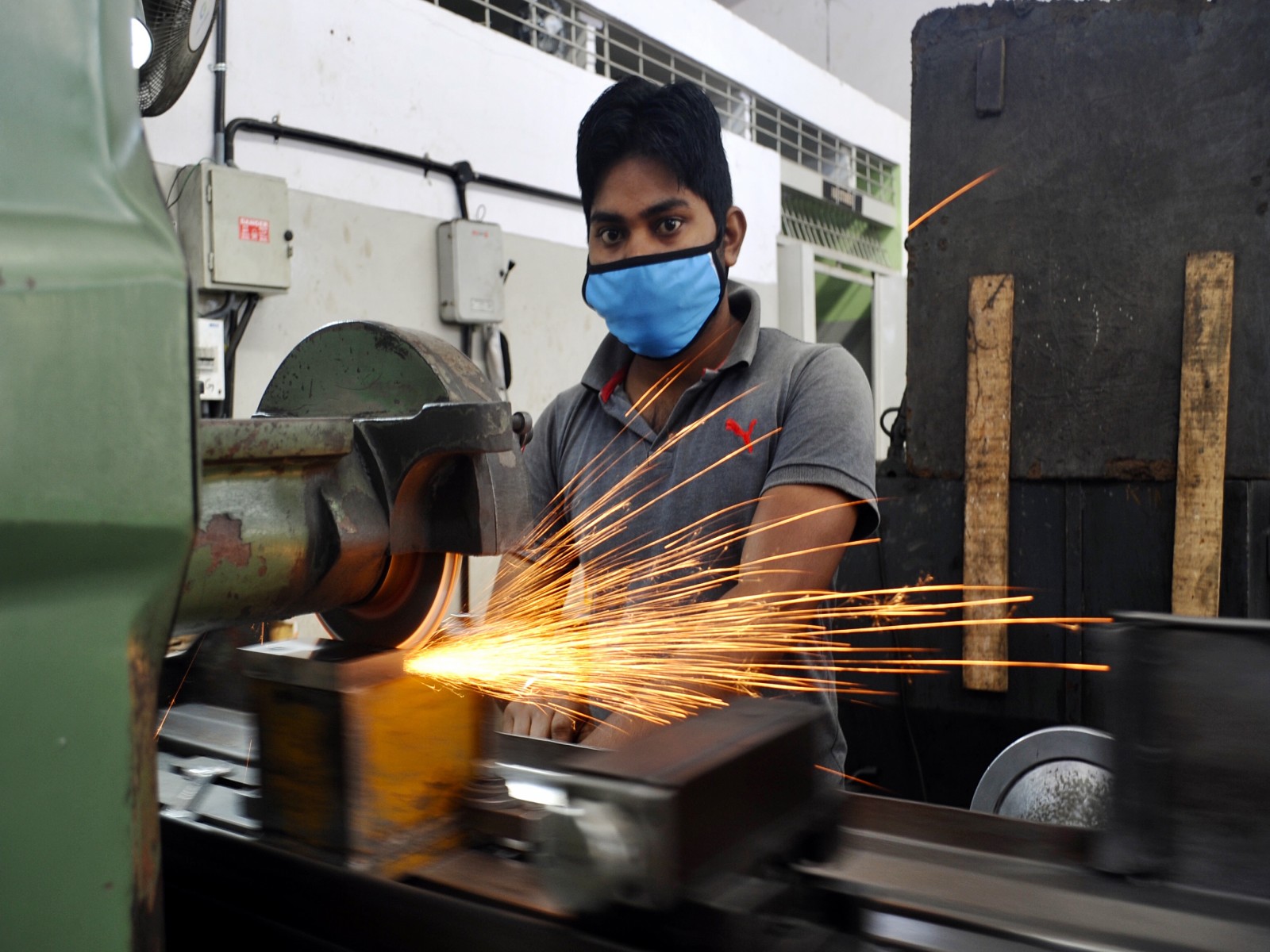 A factory worker (File Photo/ANI) 