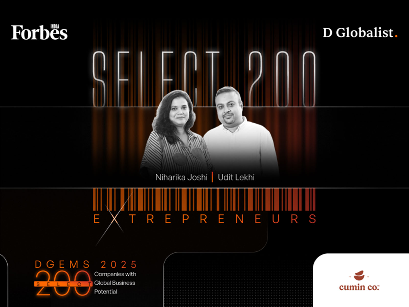 Cumin Co Recognised Among Forbes–DGlobalist Presents “200 Brands with Global Potential”