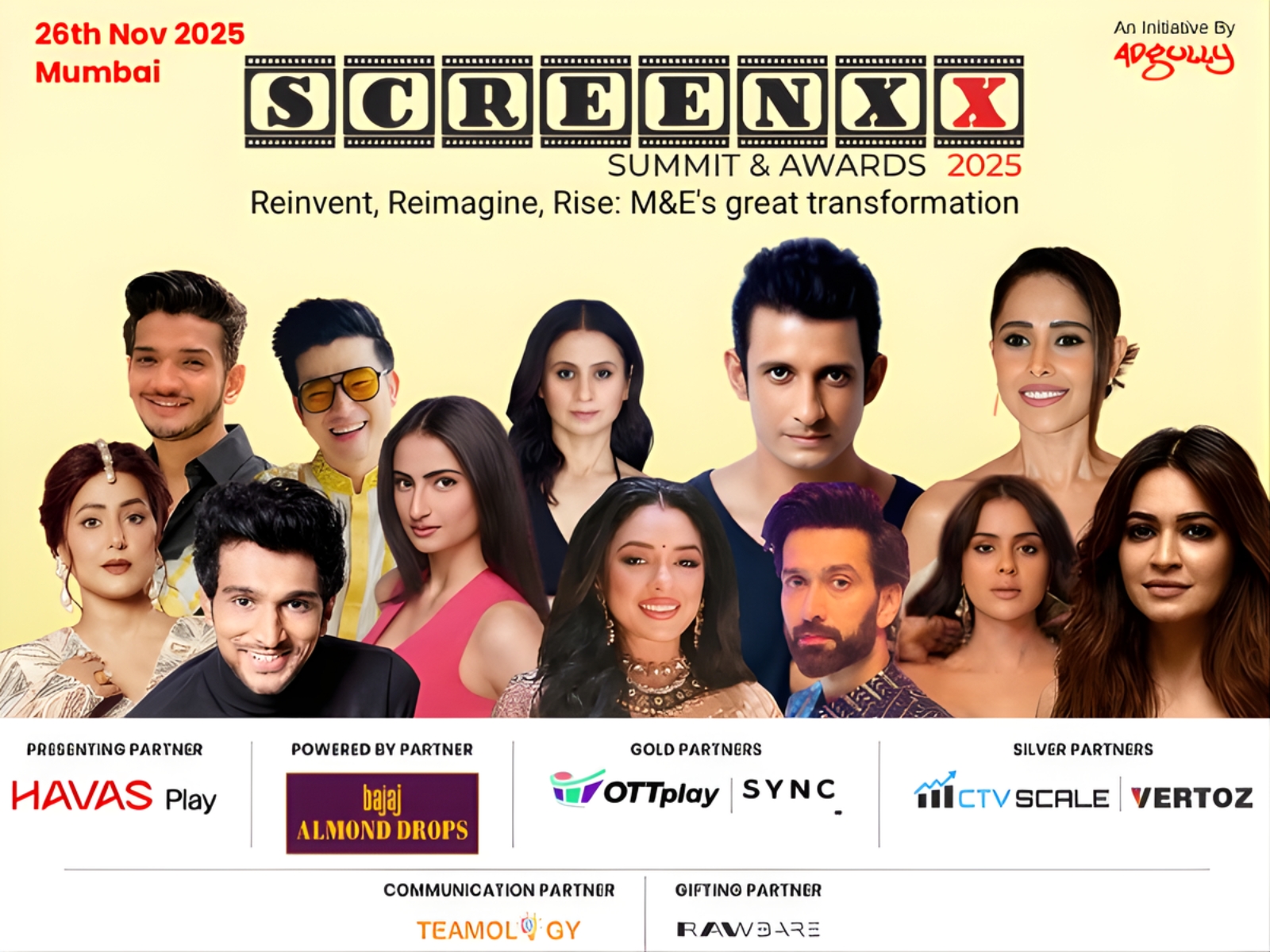 SCREENXX Summit and Awards 2025 Set to Bring Together India’s Biggest Changemakers in Media and Entertainment