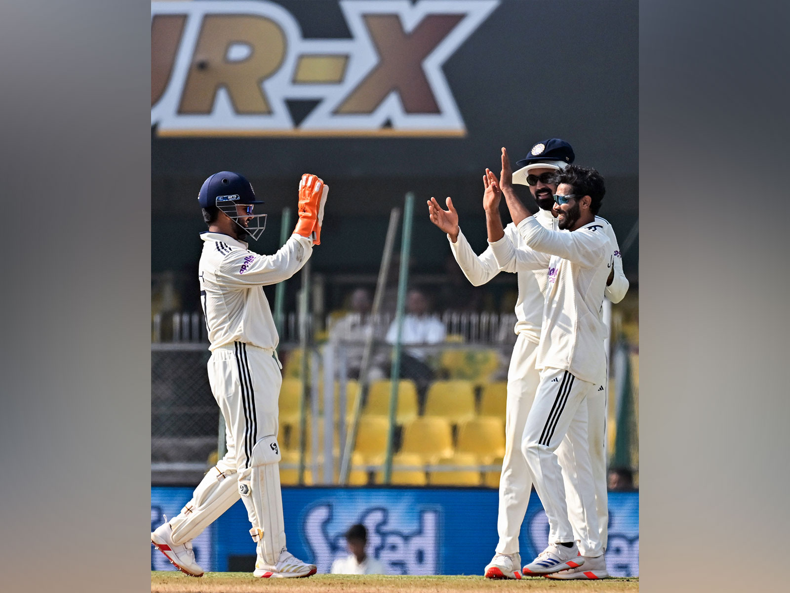 India players celebrating (Photo: ANI)