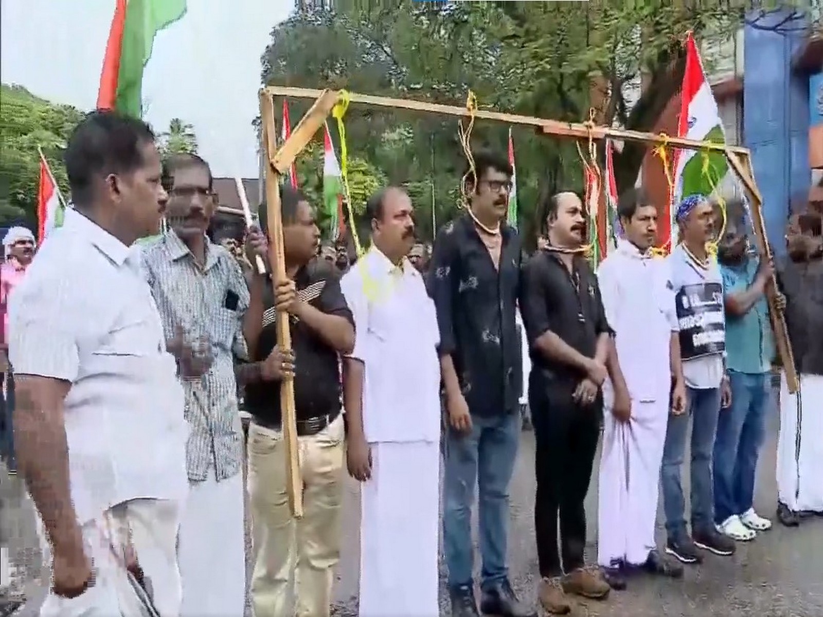 BLOs march to Chief Electoral Officer's office in Kannur (File Photo/ANI)
