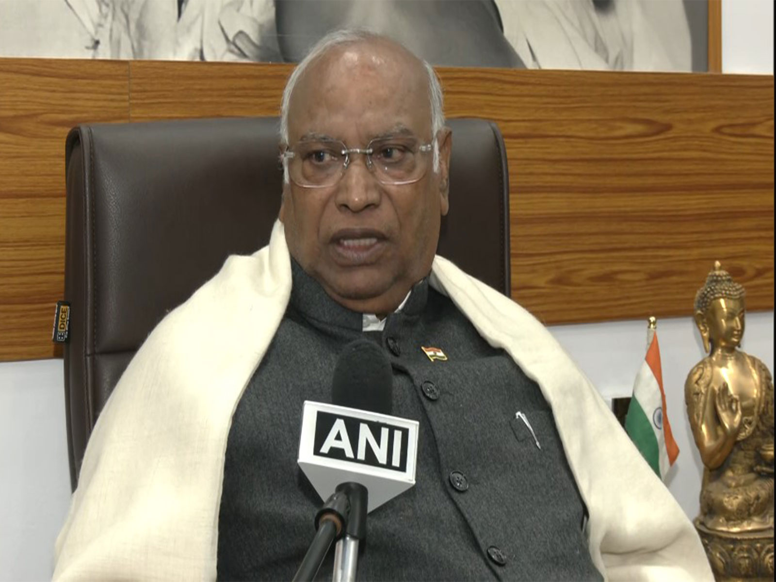 Congress President Mallikarjun Kharge (Photo/ANI)