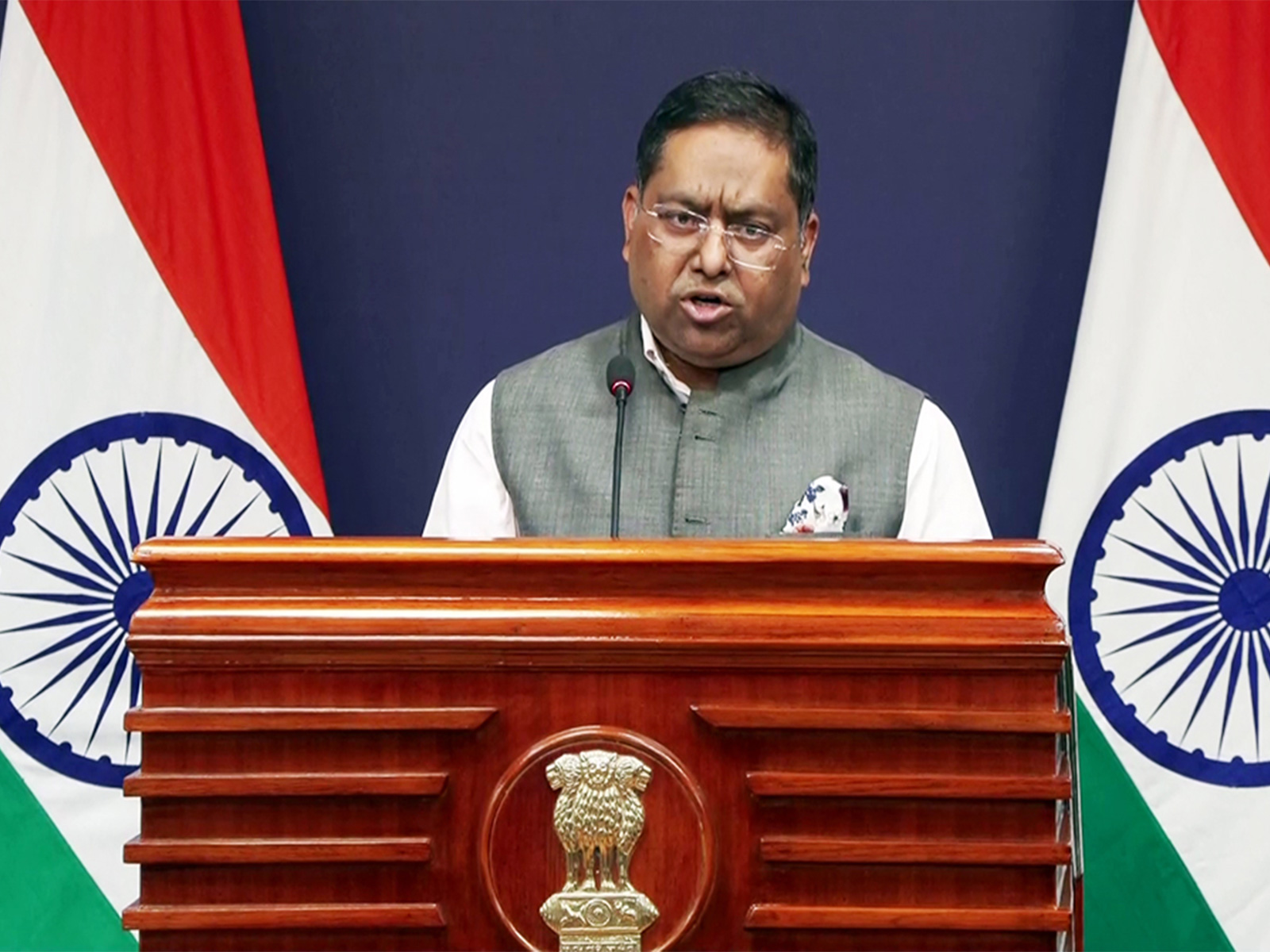MEA Spokesperson Randhir Jaiswal (File Photo/ANI)