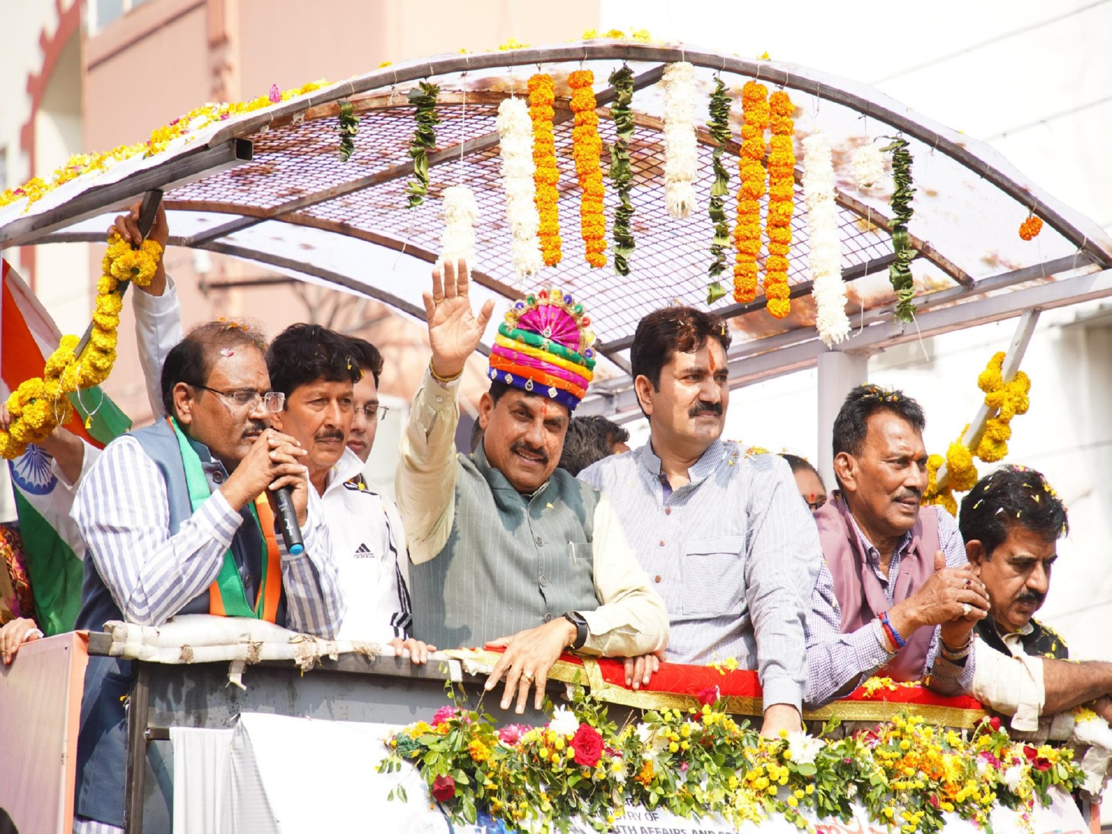 MP CM Mohan Yadav participated in Narmada Pravah Unity March in Indore (Photo/X @DrMohanYadav51)