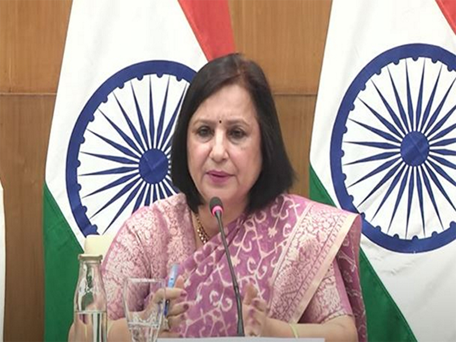Neena Malhotra, Secretary (South), Ministry of External Affairs (MEA) (Photo/MEAYoutube) Neena Malhotra, Secretary (South), Ministry of External Affairs (MEA) (Photo/MEAYoutube)