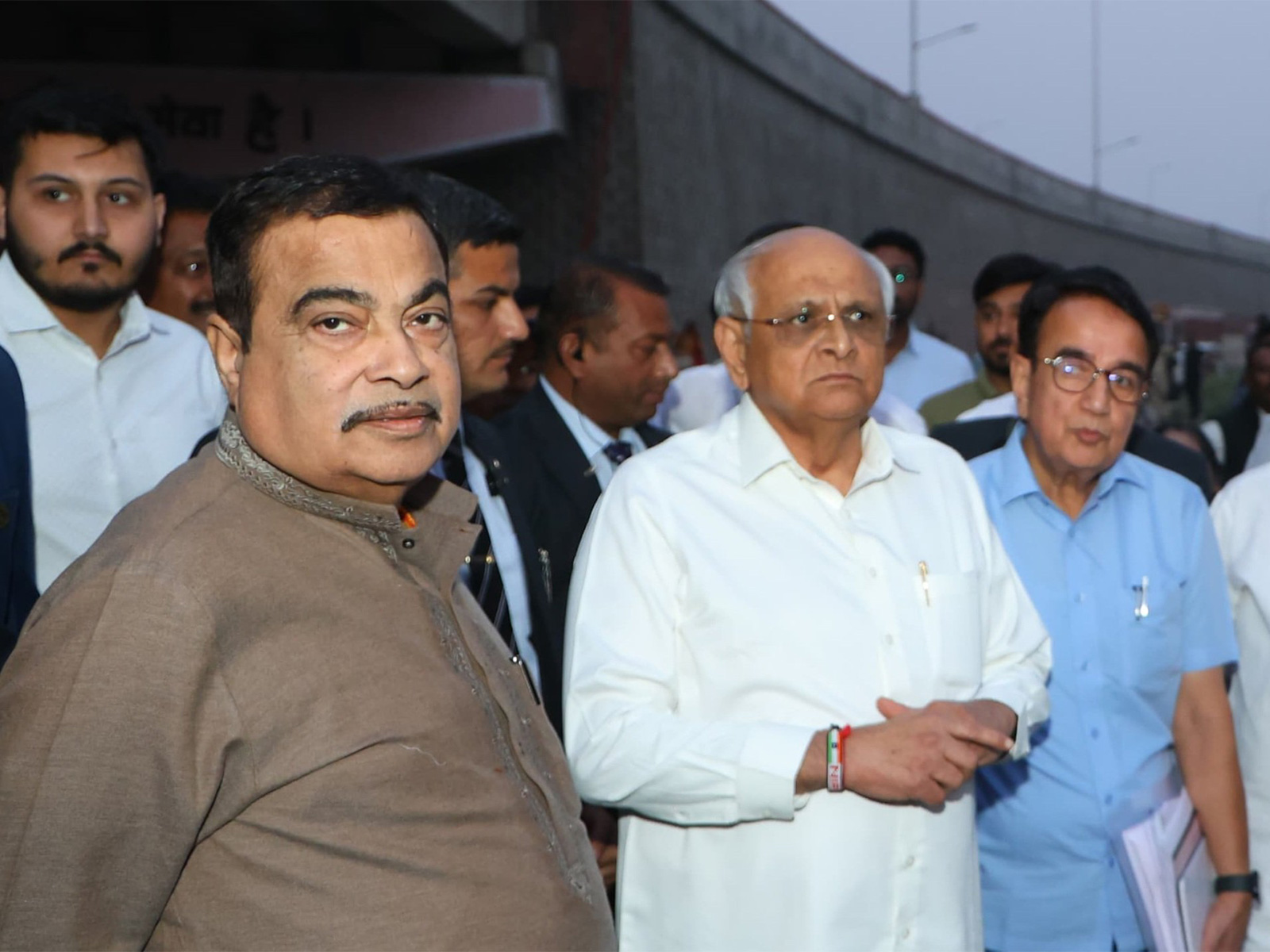 Union Minister Nitish Gadkari with Gujarat CM Bhupendra Patel (Photo/X/@CMOGuj)