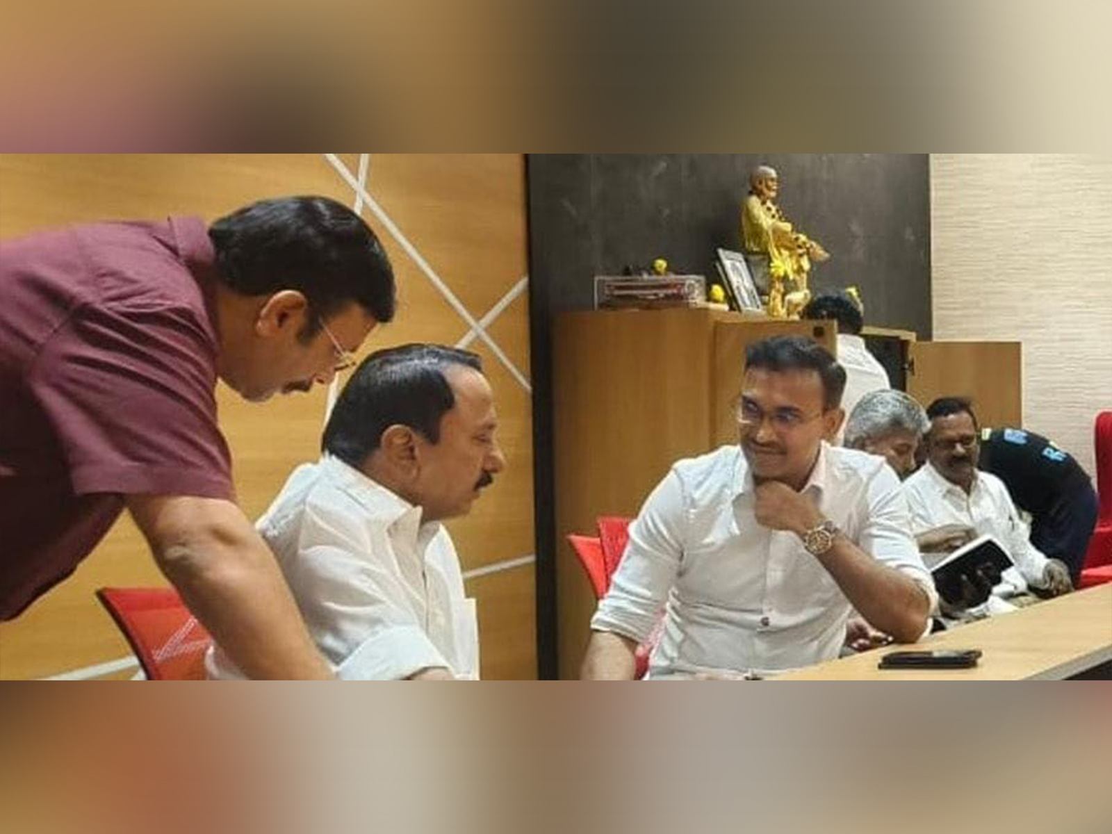 Former AIADMK leader KA Sengottaiyan (middle) joins TVK (Photo/ANI)