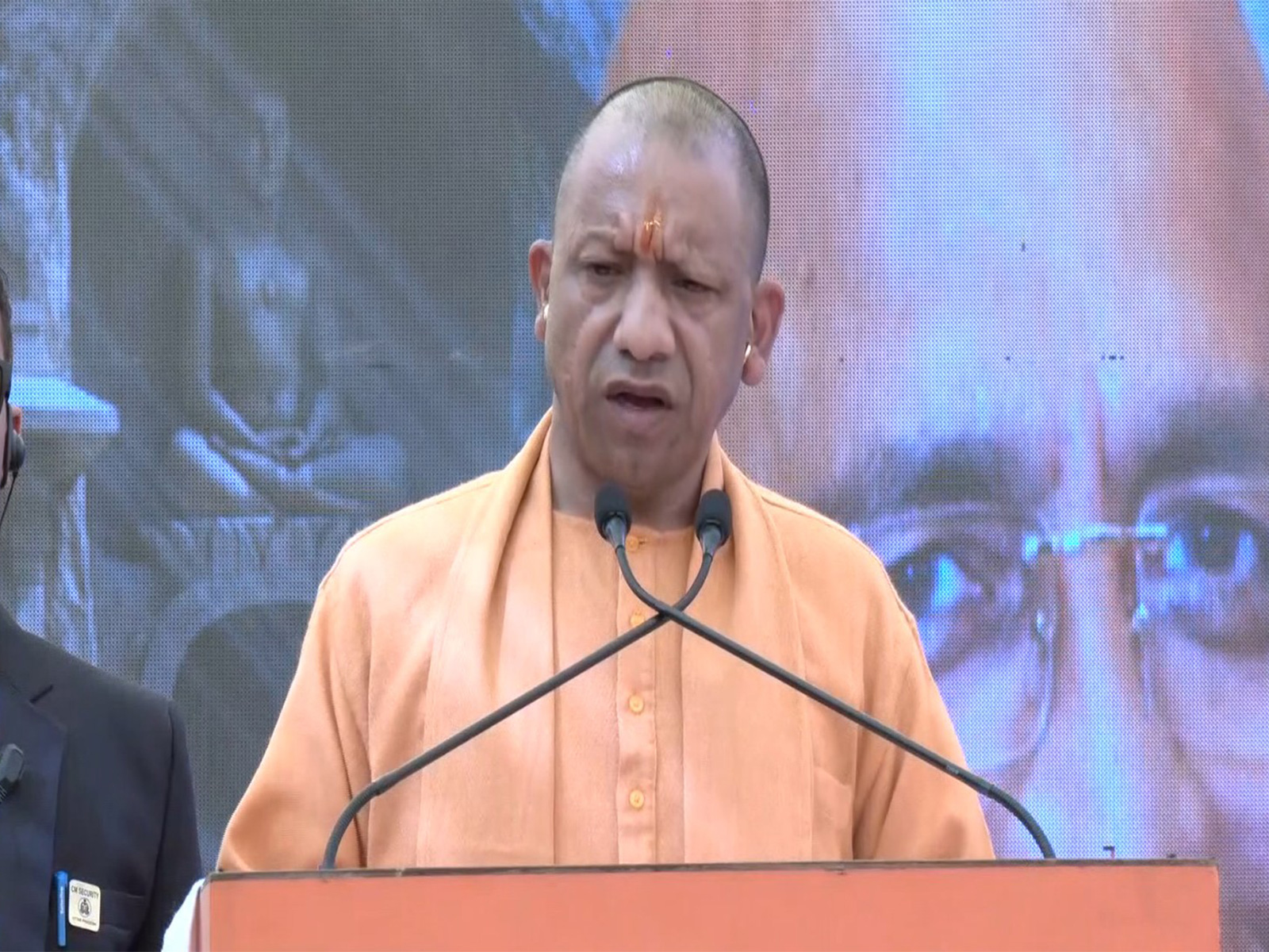 "Everyone remembers Jain Tirthankara, Rishabhdev with great reverence.." UP CM Yogi Adityanath at Parasnath Idol and Temple Foundation Day programme
