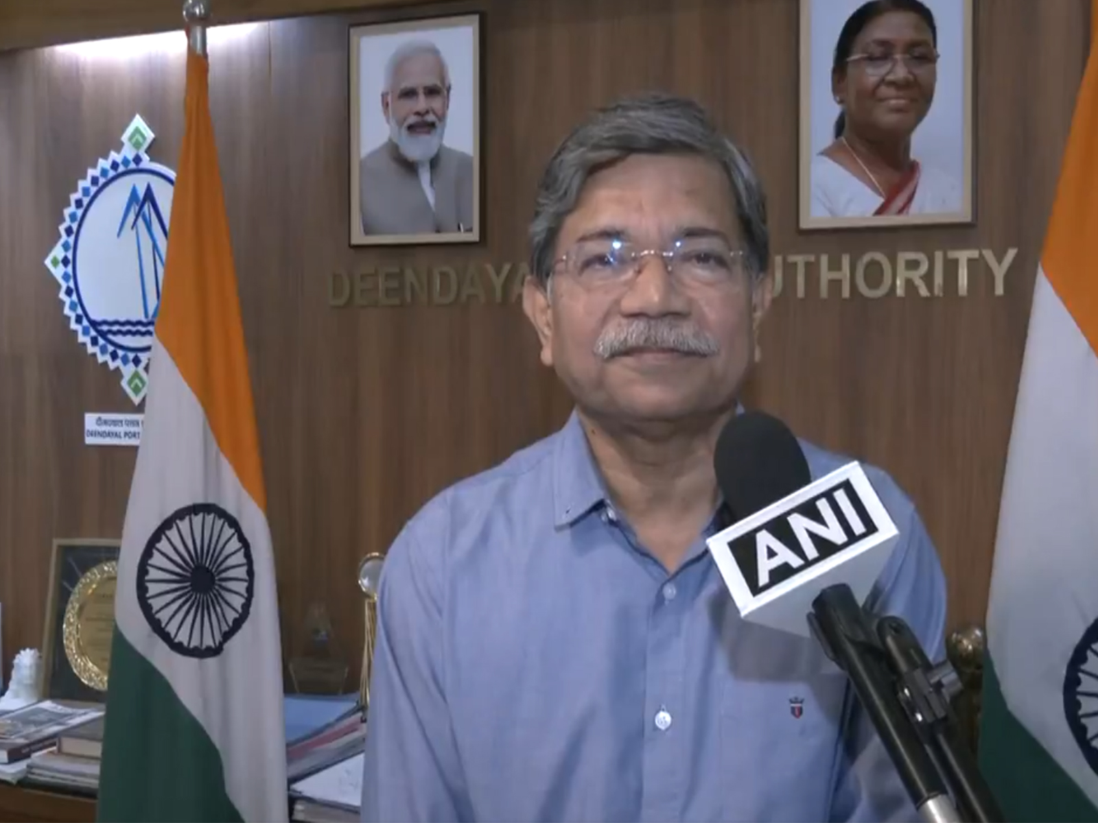 Deendayal Port Authority Chairman Sushil Kumar Singh (Photo/ANI)