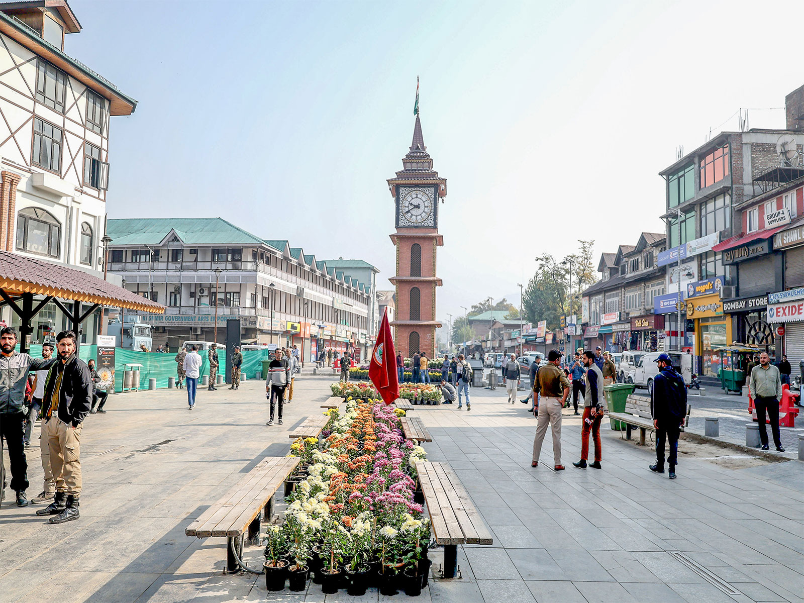 Ghanta Ghar at Lal Chowk in Srinagar (File Photo/ANI)