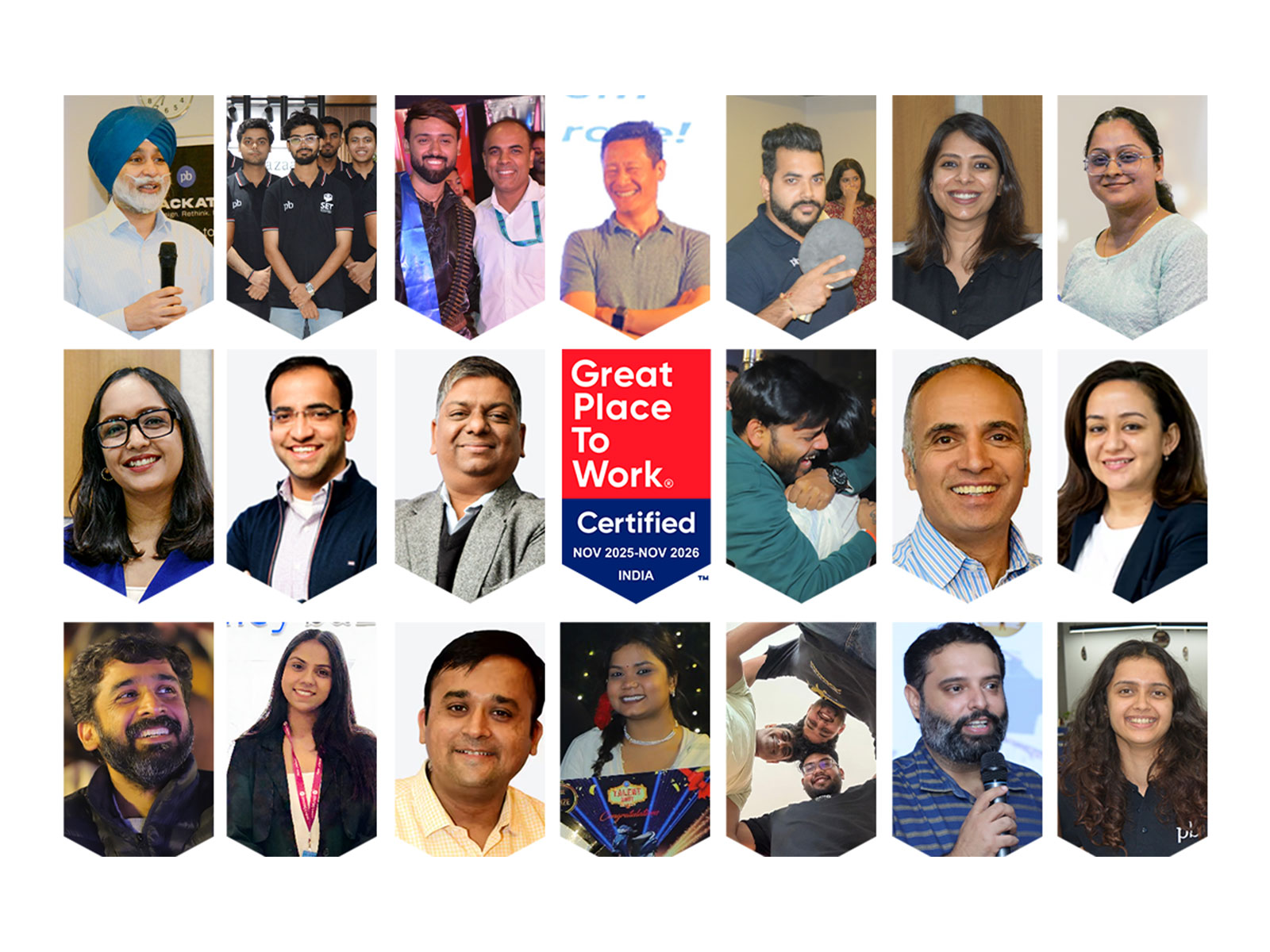 Policybazaar Certified as a Great Place to Work® for the Second Consecutive Year