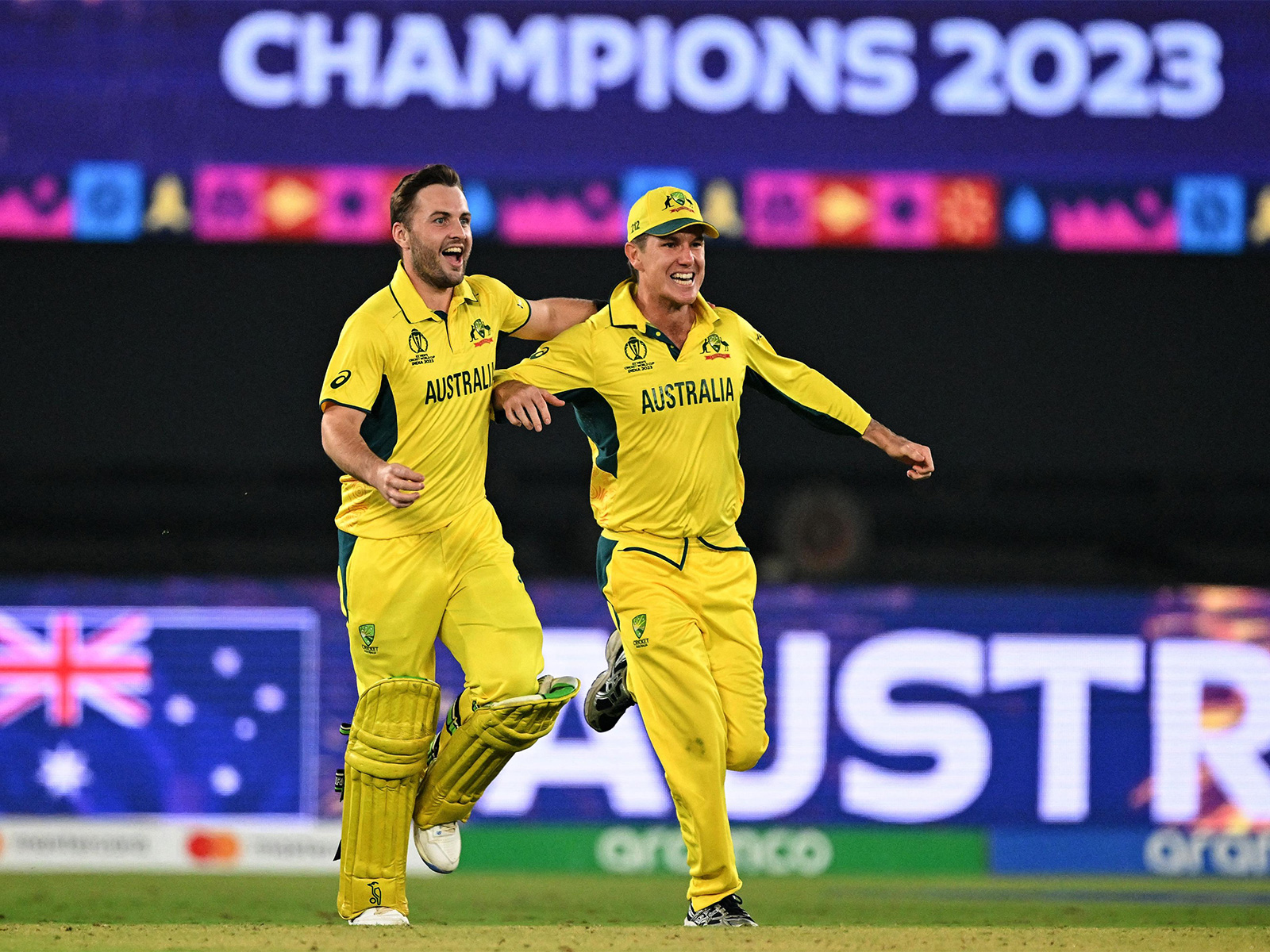 Australian cricketers Josh Inglis and Adam Zampa