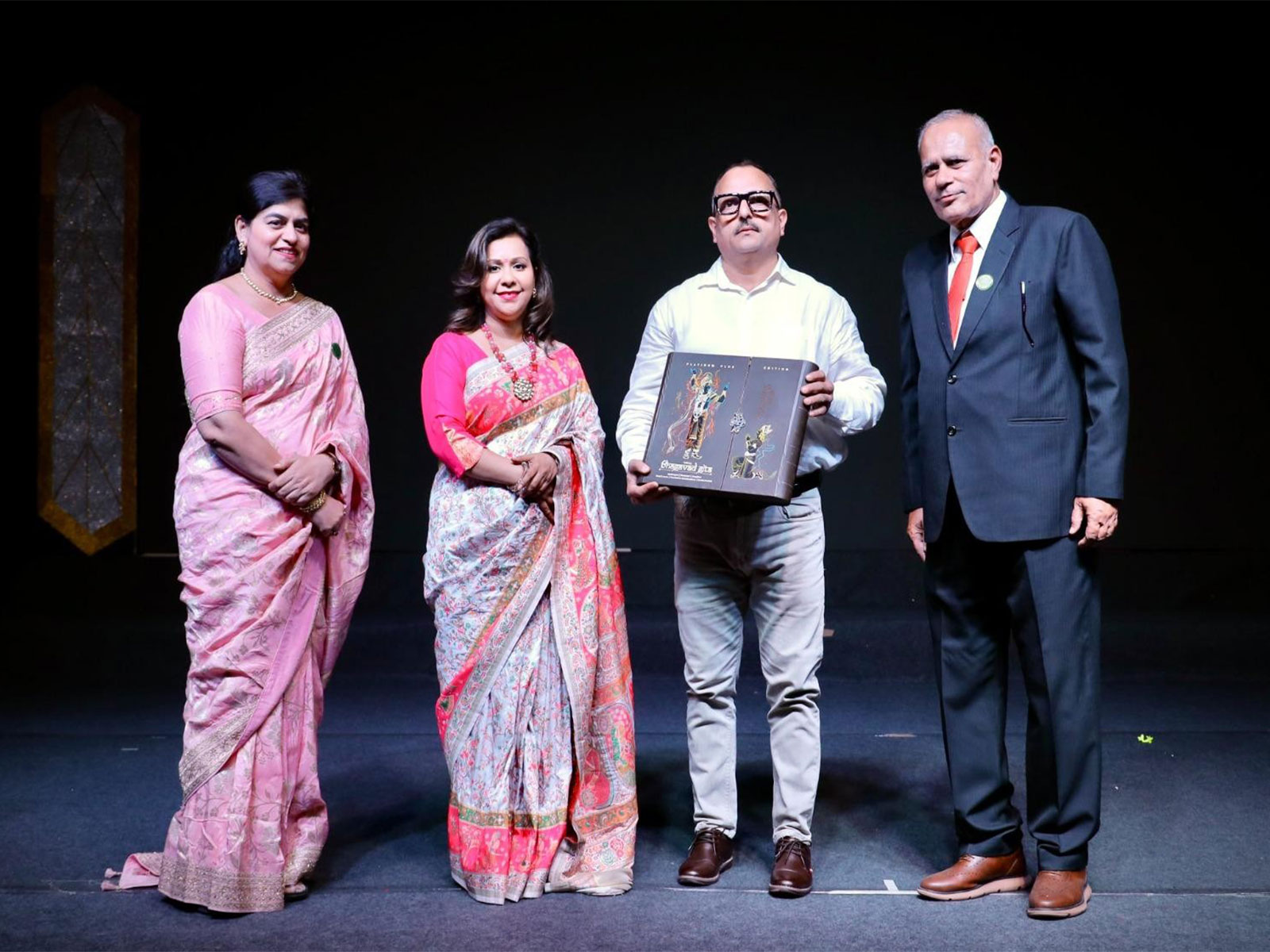 Honouring Shri Vikas Kaliya ji for gracing Titiksha’s Silver Jubilee celebration at Talkatora Stadium