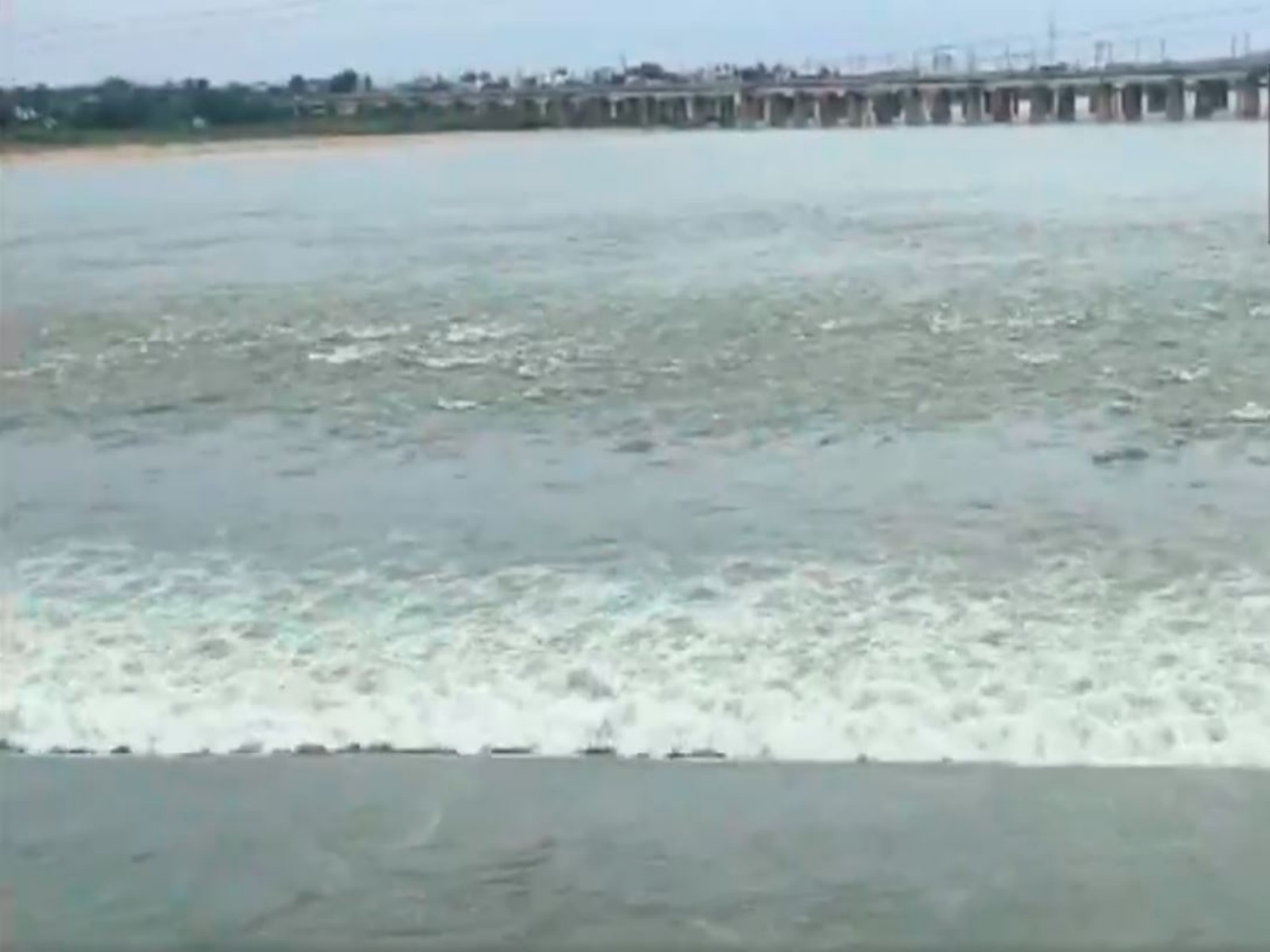 Visuals from Somasila reservoir in Nellore. (Photo/ANI)
