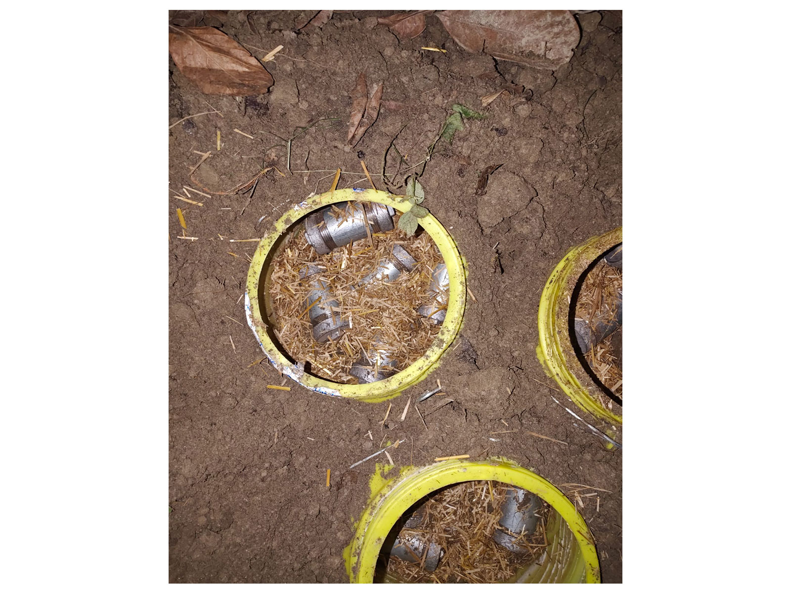 Socket bombs recovered in  Murshidabad, West Bengal (Photo/ANI)