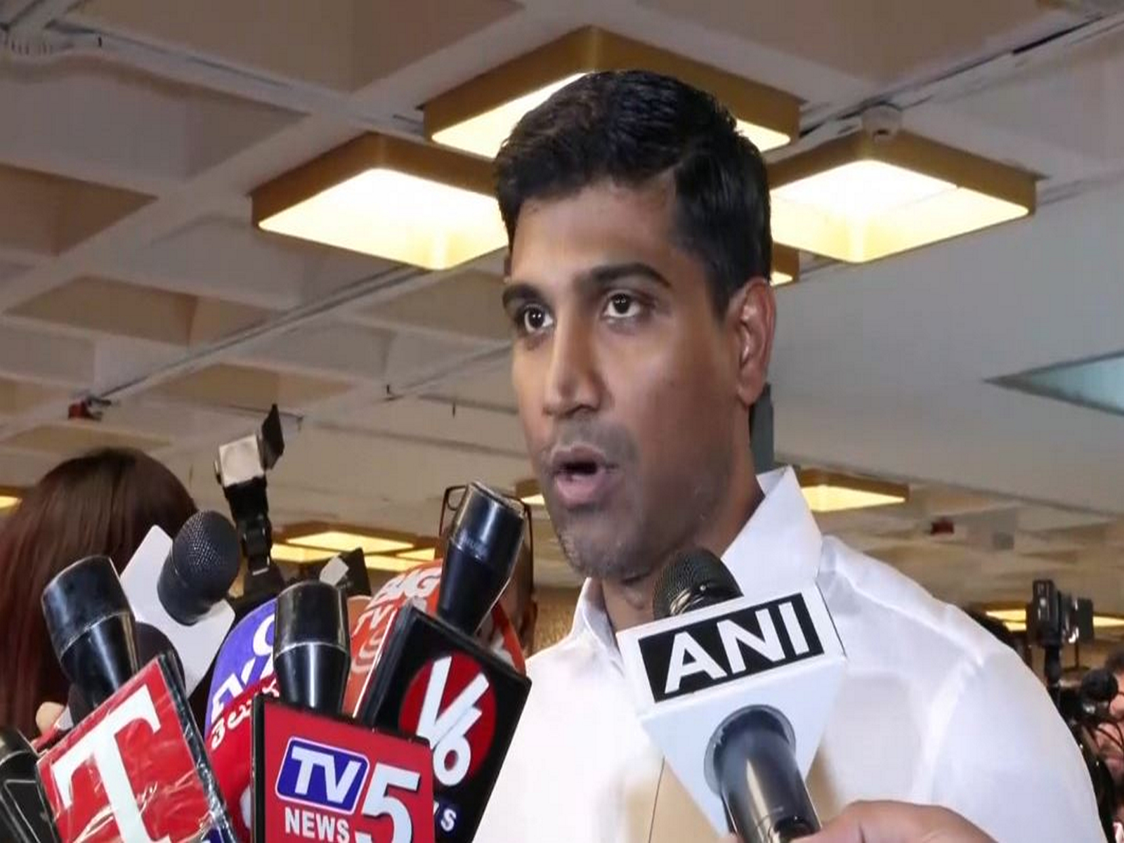 TDP MP Lavu Shrikrishna Devarayalu (Photo/ANI)