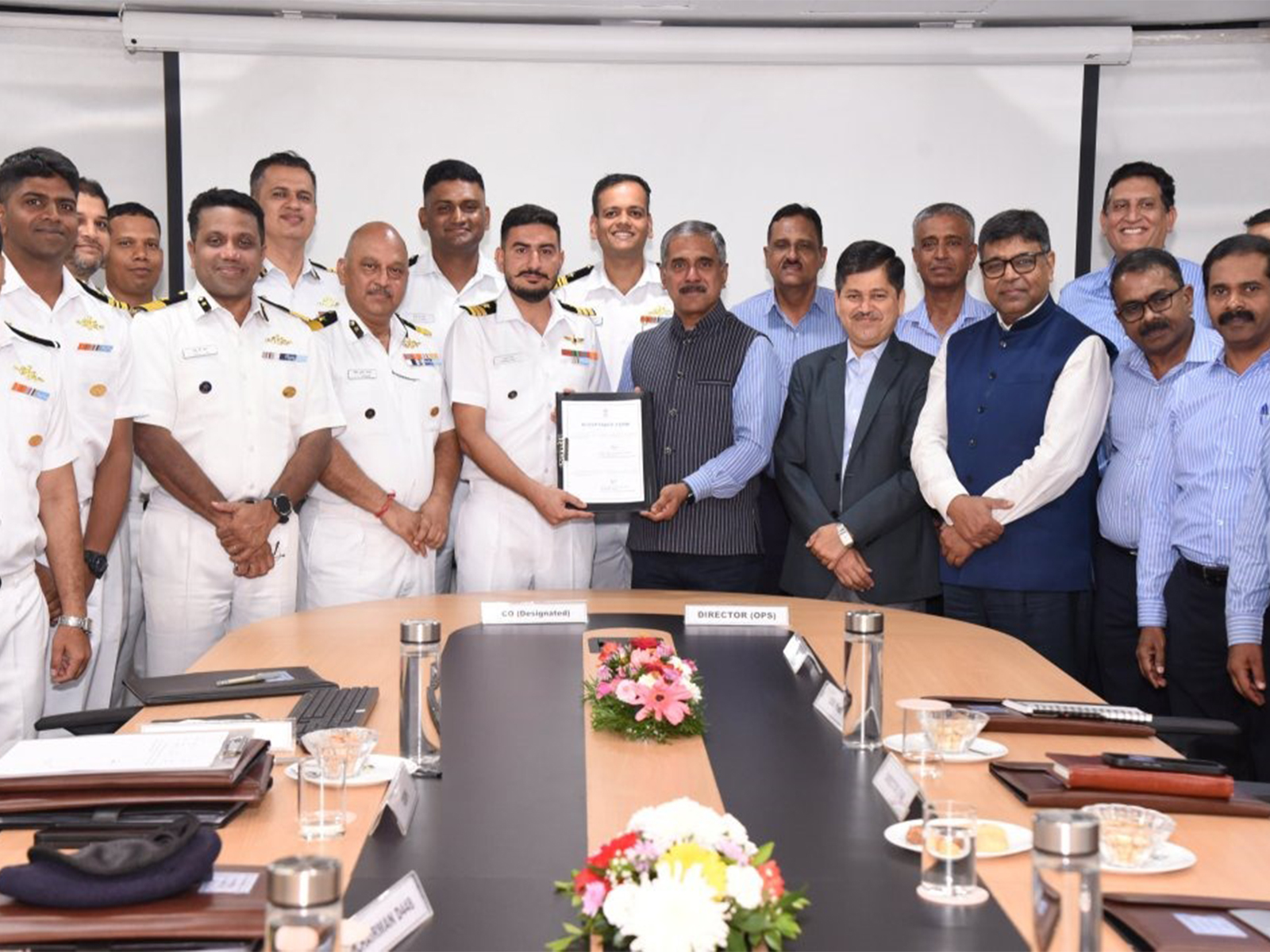 ICGS Amulya (YARD 1272), the third Fast Patrol Vessel built by Goa Shipyard Limited, formally handed over to the Indian Coast Guard (Photo/ Goa Shipyard Limited Press Release)