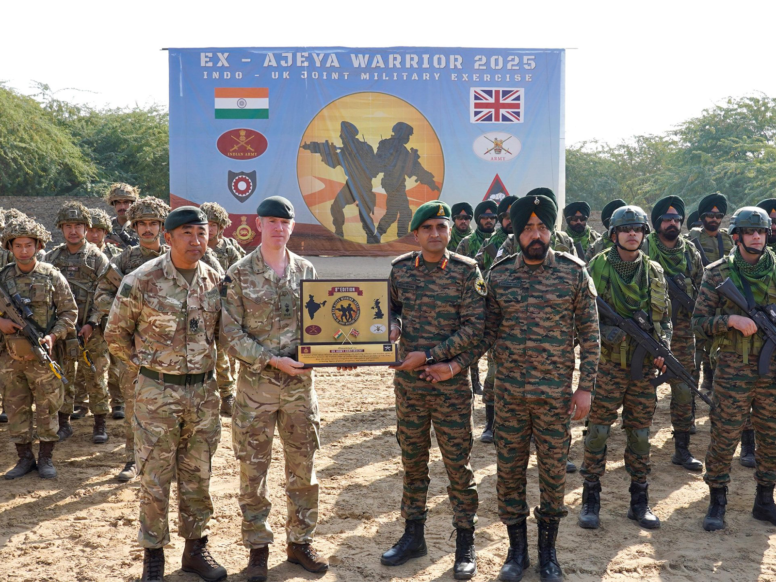 Ajeya Warrior, India–UK Joint Military Exercise (Photo: X@adgpi)