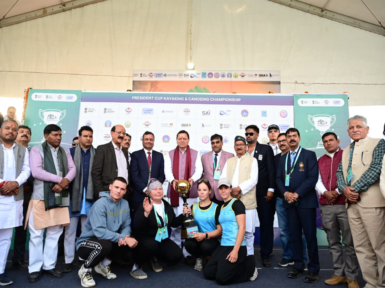 Uttarakhand CM at closing ceremony of sports events (Photo/CMO)