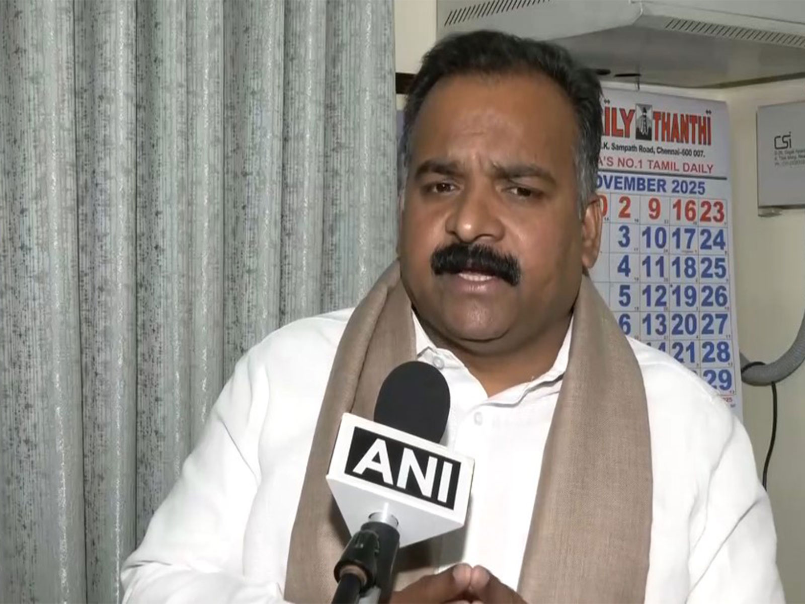 Congress MP Manickam Tagore (Photo/ANI)