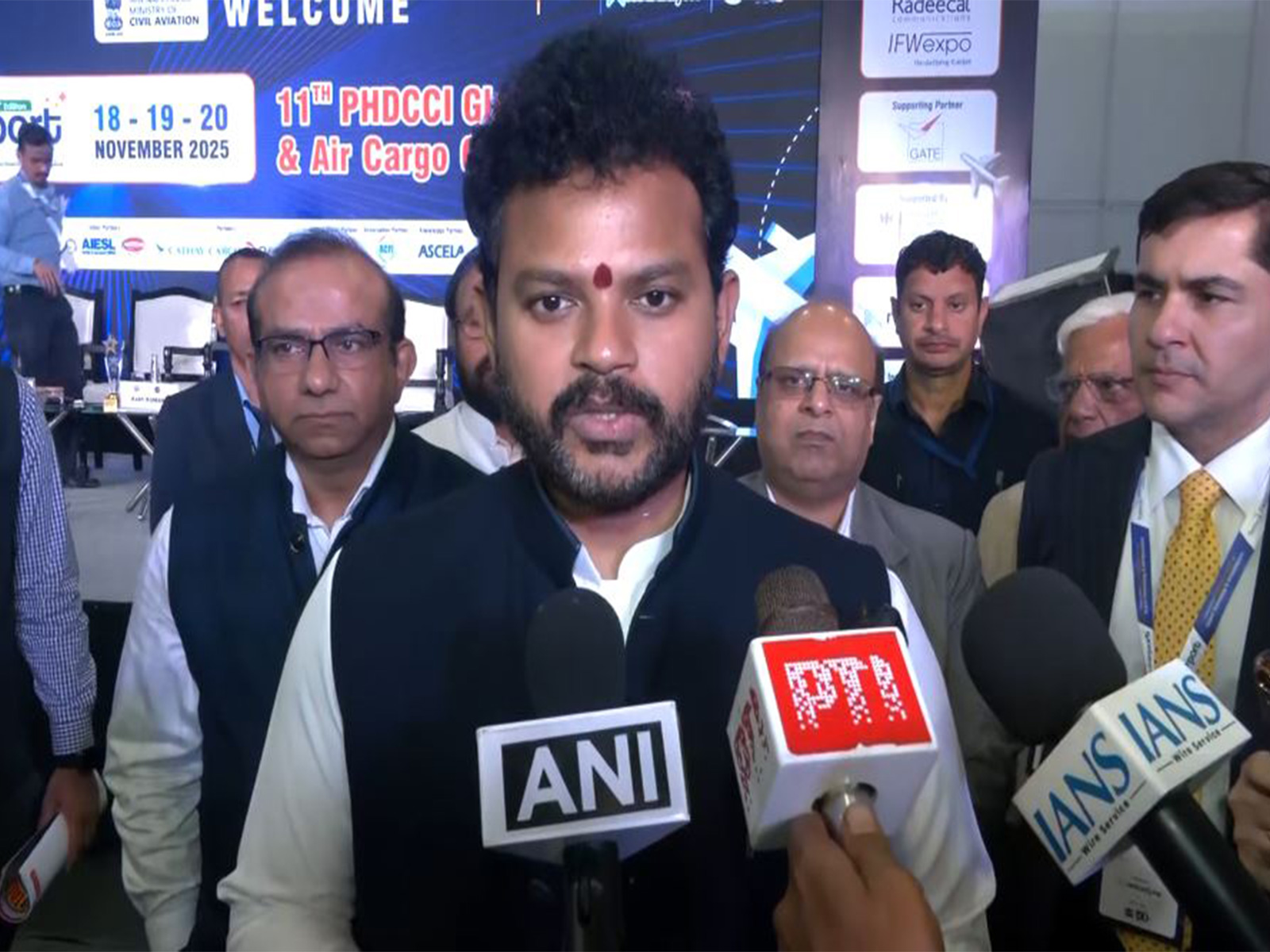 Union Minister of Civil Aviation Kinjarapu Rammohan Naidu (Photo/ANI)