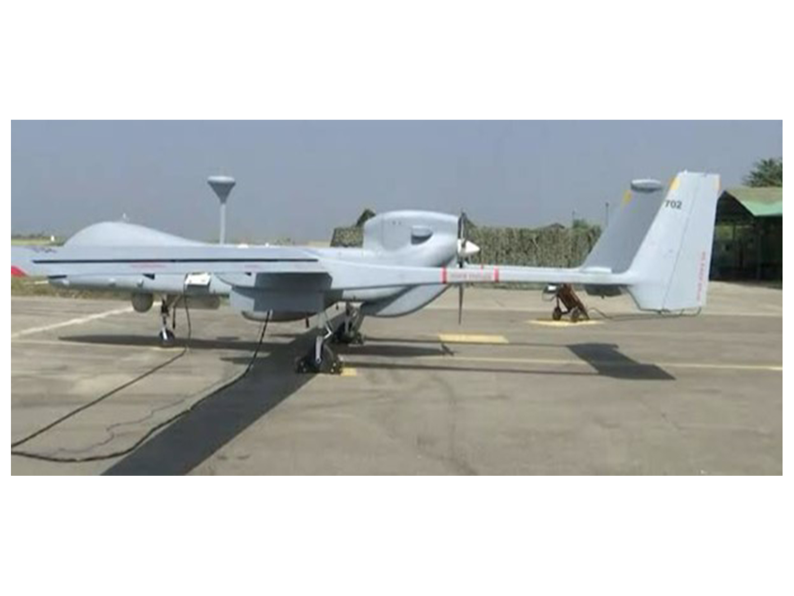 An Indian Airforce Heron Mk2 drone (File Photo/ANI)