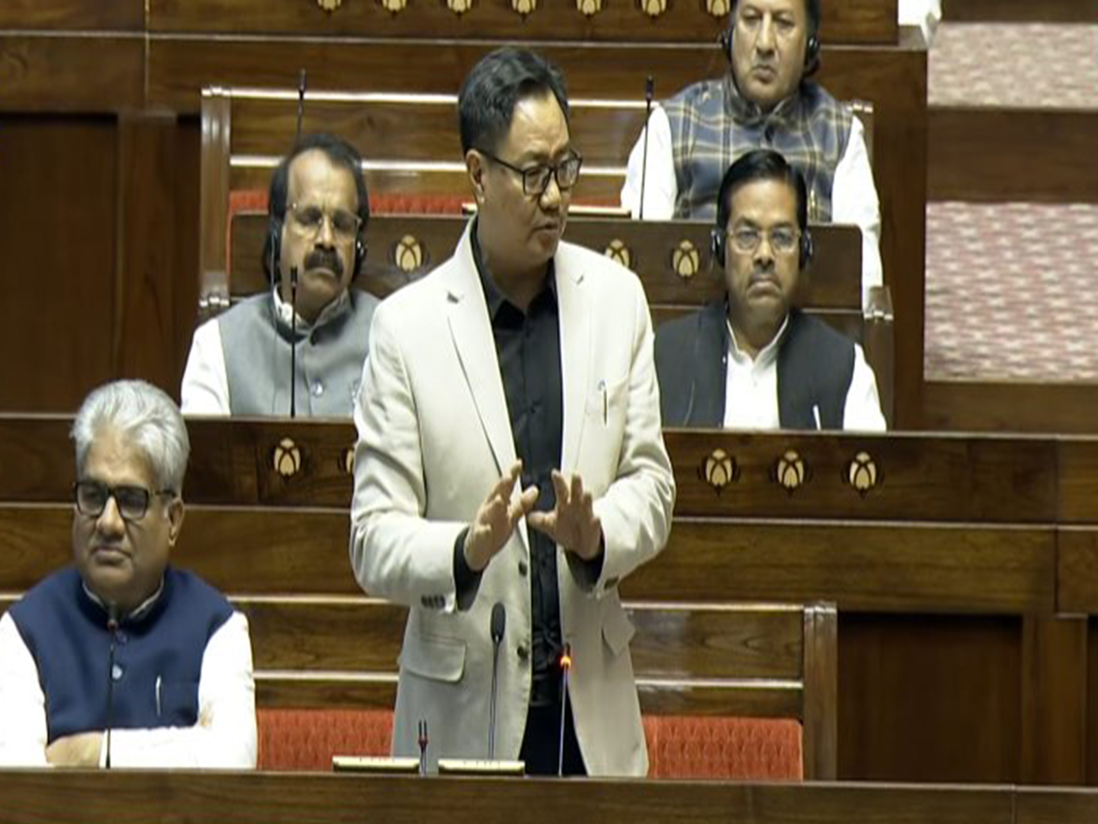 Parliamentary Affairs Minister Kiren Rijiju (Photo/SansadTV)