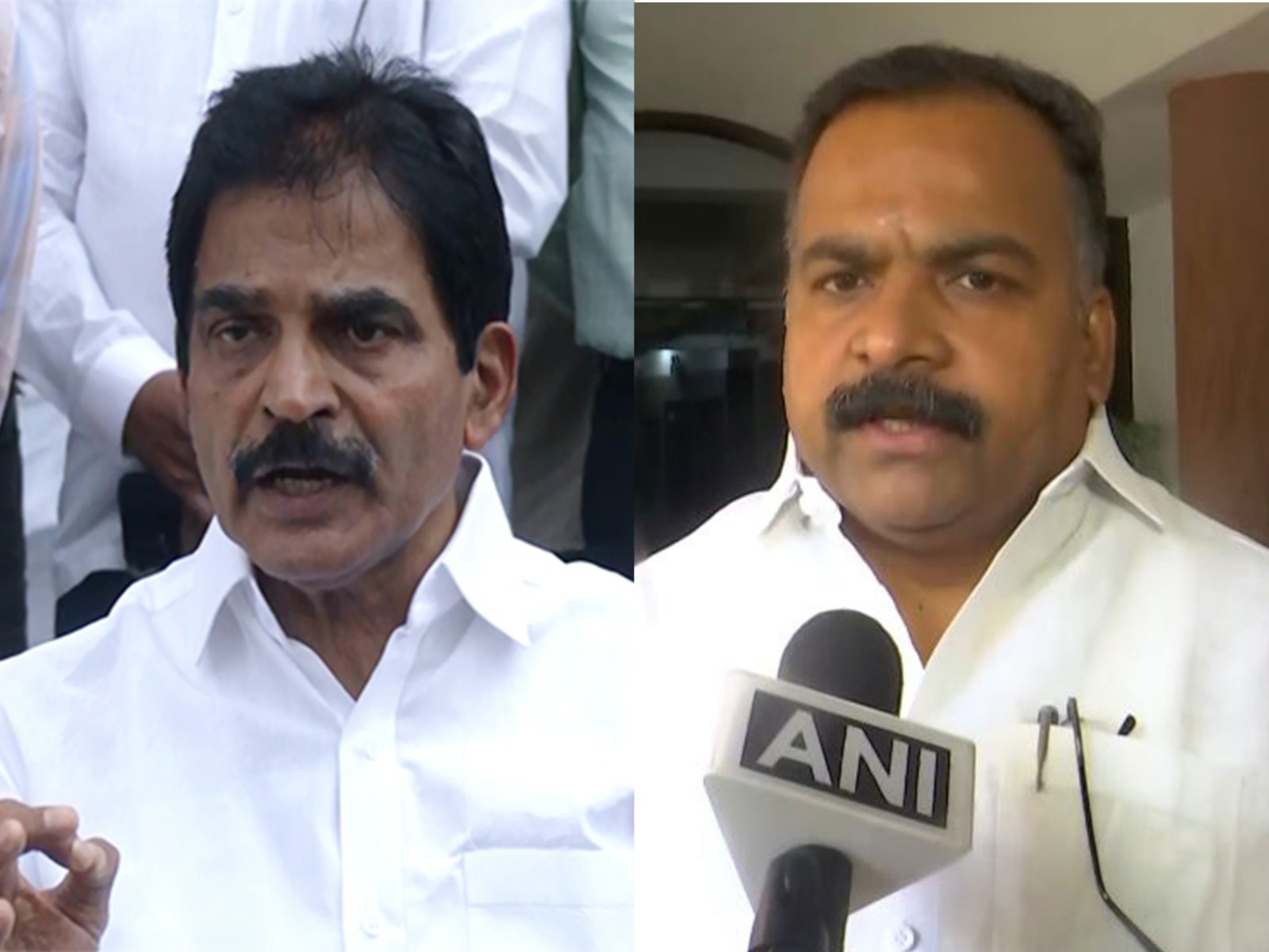 Congress MPs KC Venugopal and Manickam Tagore (Photo/ANI)