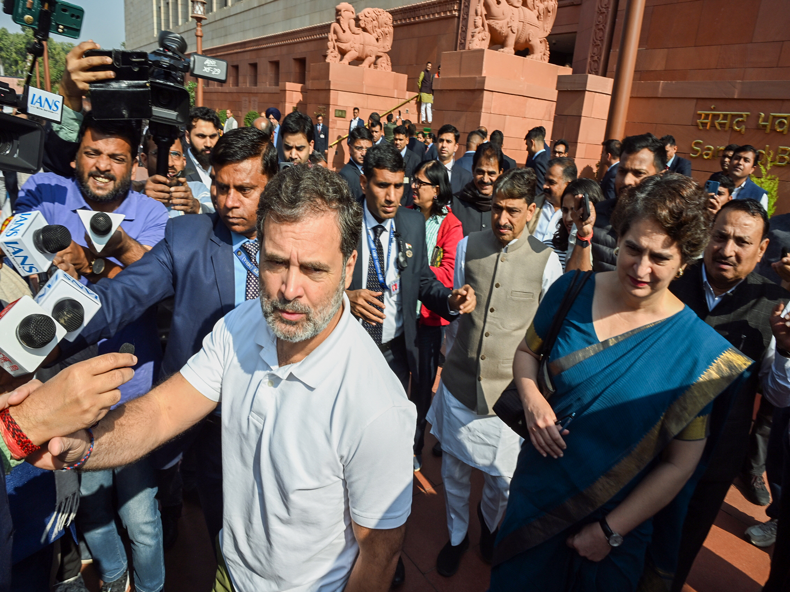 Congress MPs Rahul Gandhi and Priyanka Gandhi Vadra (Photo/ANI)