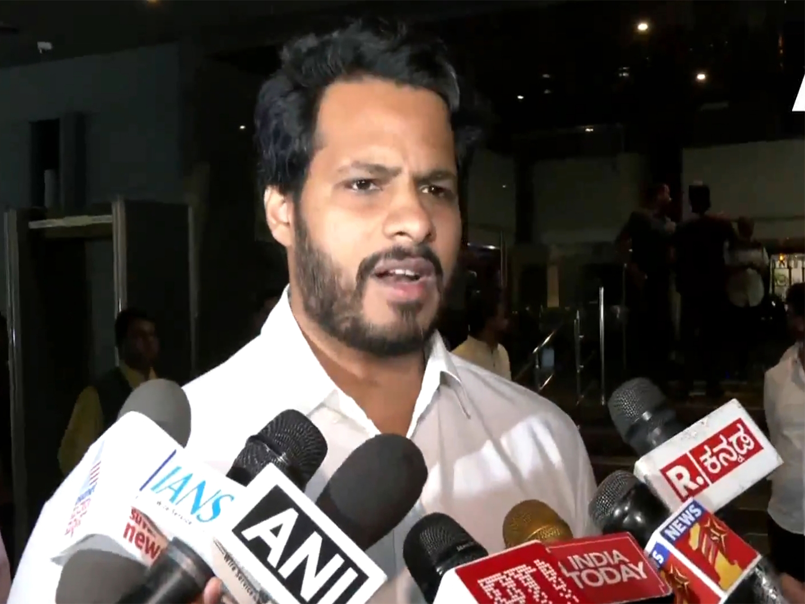 JD(S) MLA Nikhil Kumaraswamy (Photo/ANI)