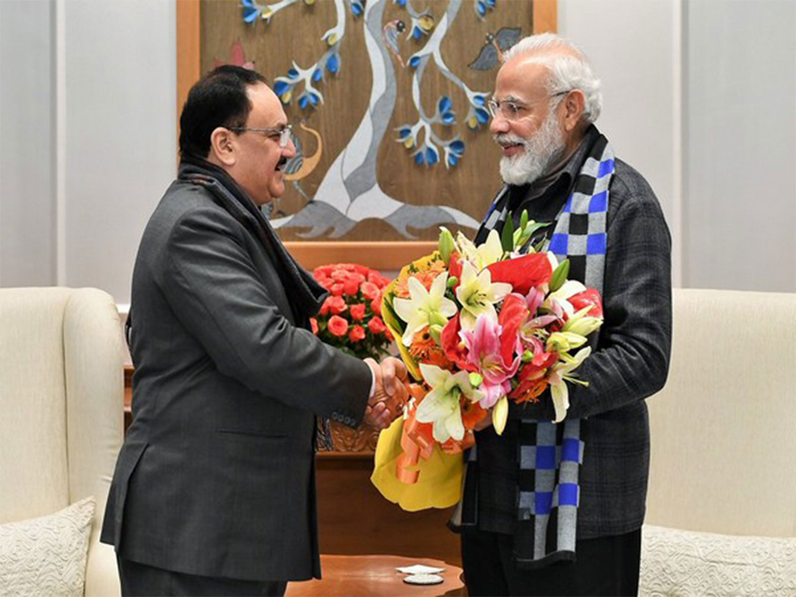 Prime Minister Narendra Modi and BJP chief JP Nadda (File Photo/ANI)