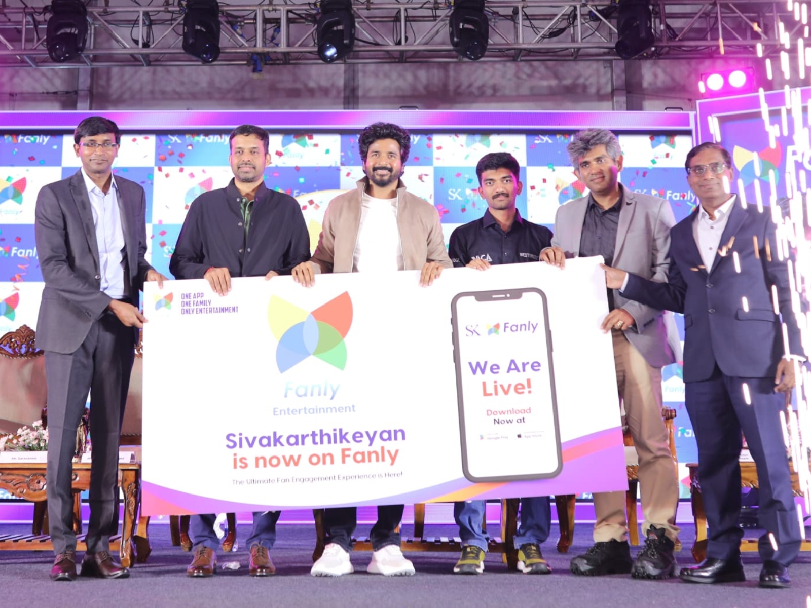 Fanly Entertainment Gets a Glittering Launch by Sivakarthikeyan & Other Celebrities