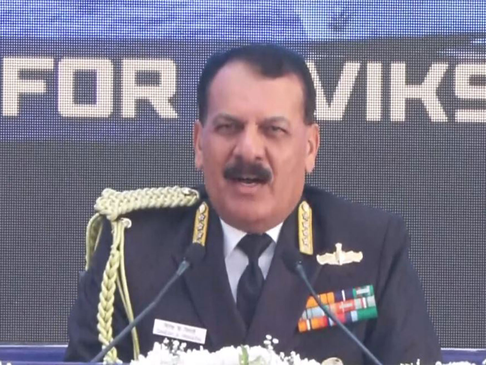 Chief of Naval Staff Admiral Dinesh K Tripathi (Photo/ANI)