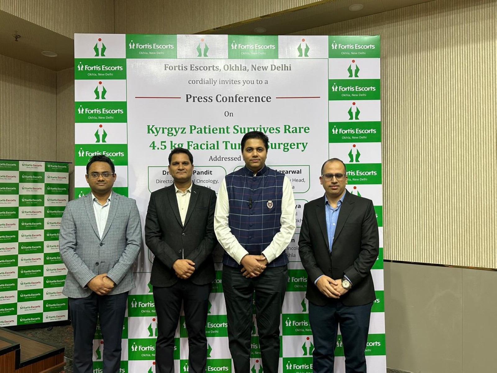 4.5 kg facial tumour successfully removed from Kyrgyz patient in Delhi hospital (Photo/ANI)