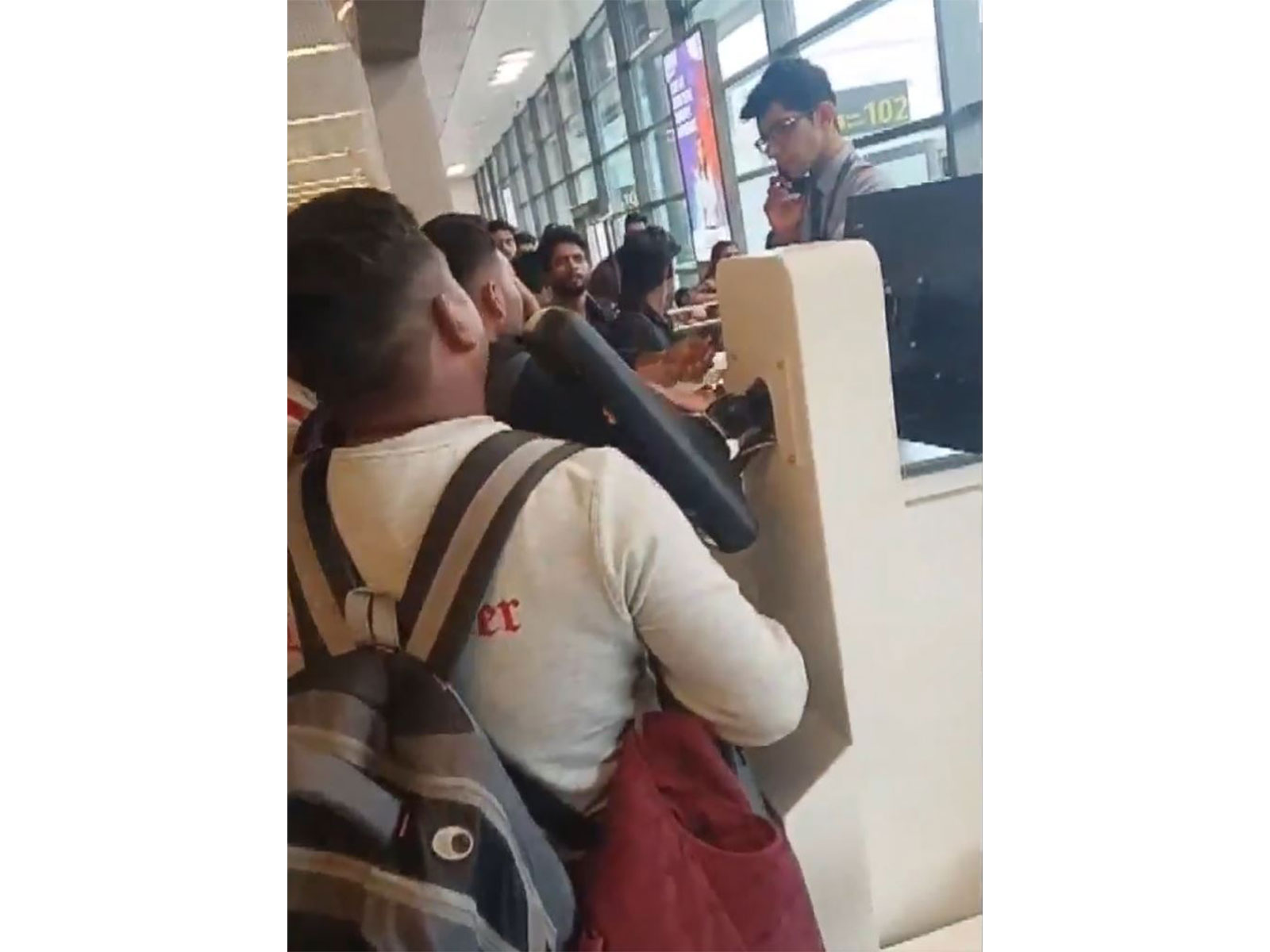 Visual from Rajiv Gandhi International Airport (Photo/ANI)