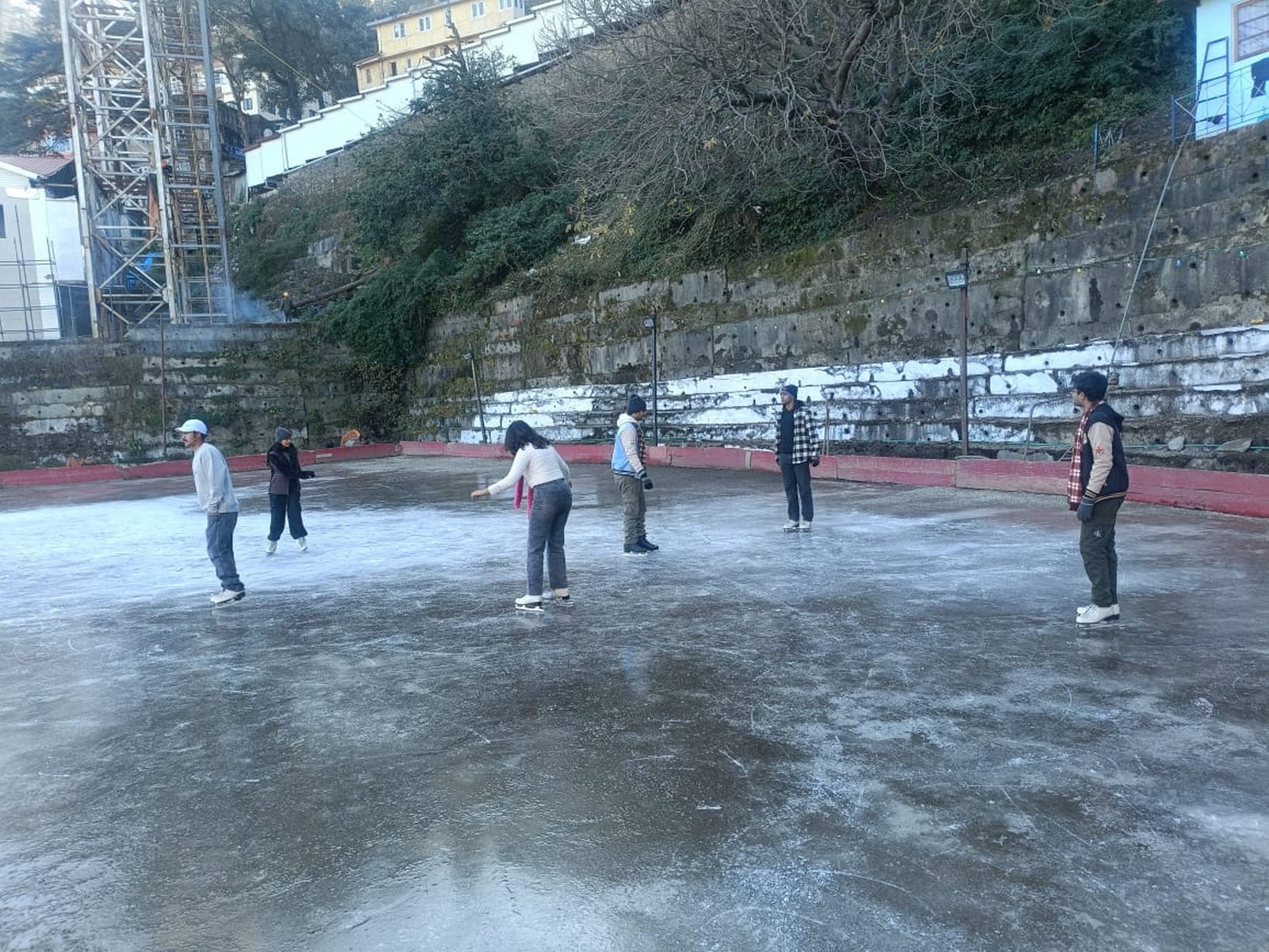 Open-Air Ice Skating Rink in Shimla (Photo/ANI)
