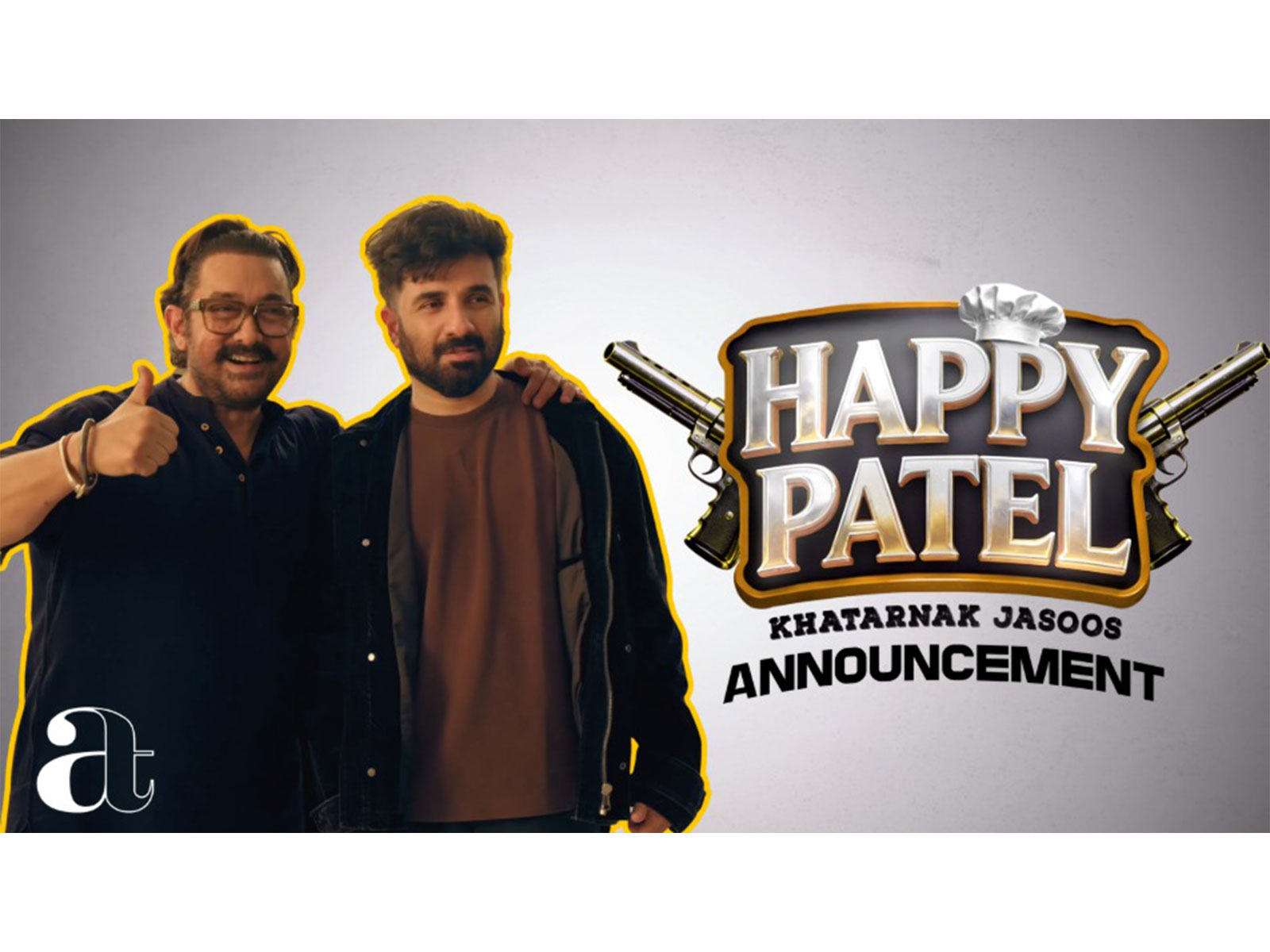 Happy Patel announcement poster (Photo/Aamir Khan's team)