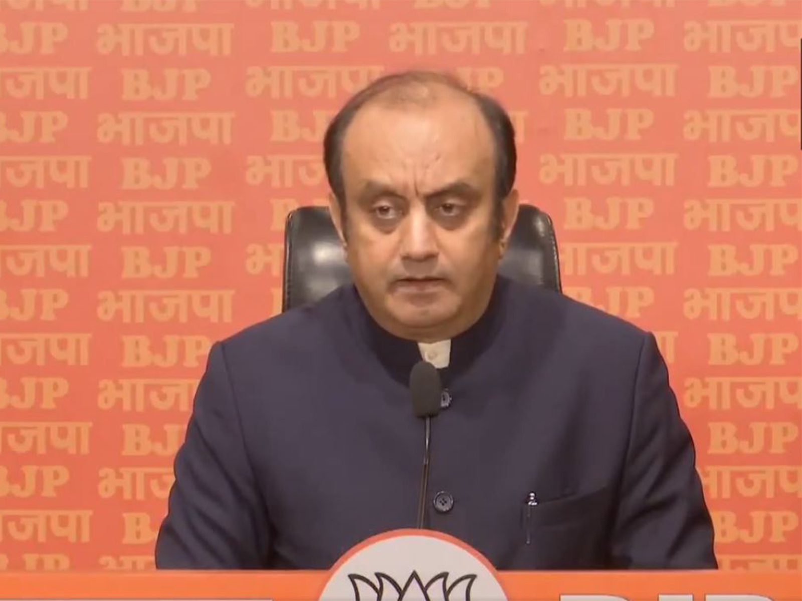 BJP MP Sudhanshu Trivedi. (Photo/ANI)