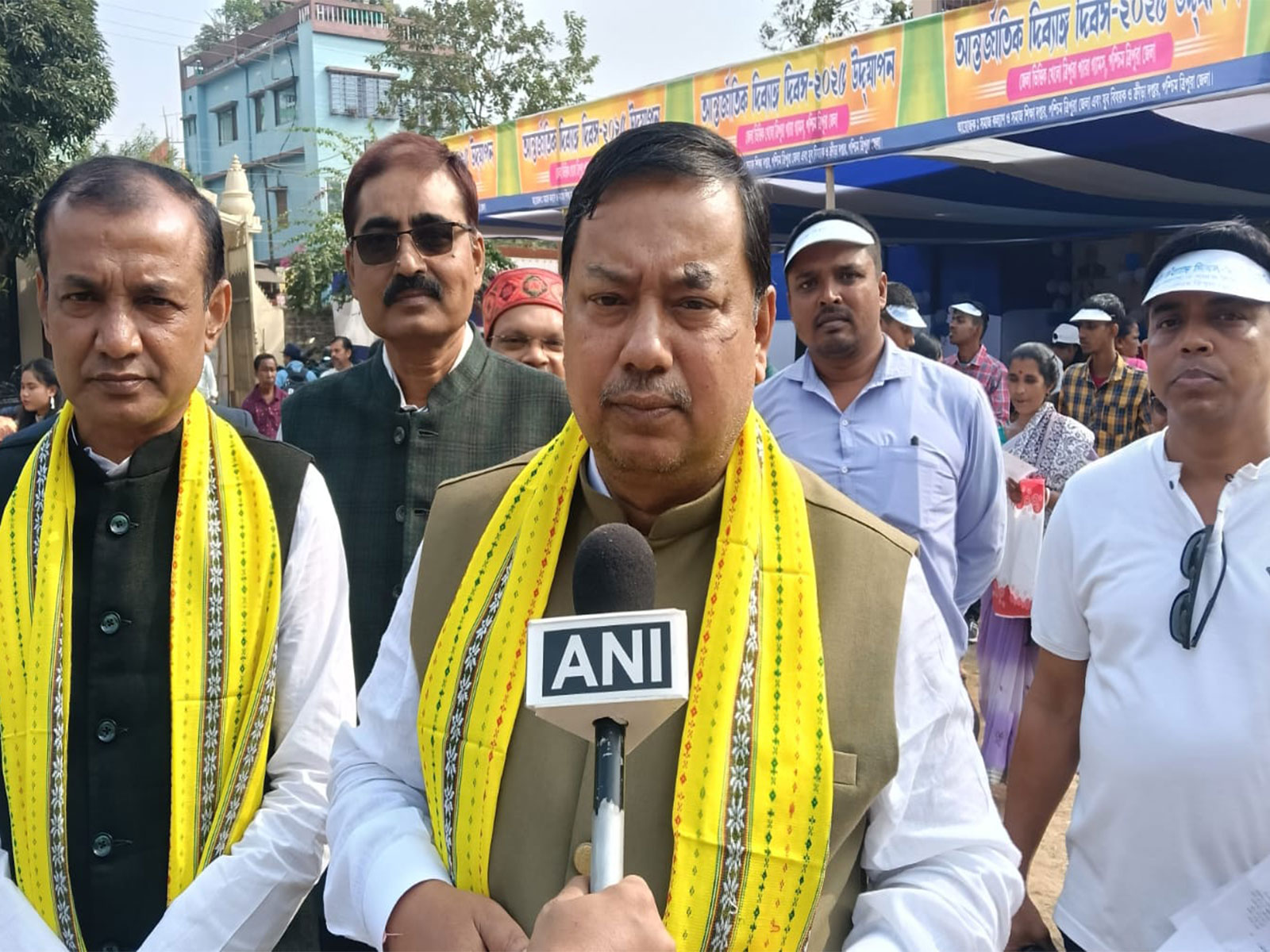 Disability Day Celebrated at Dhaleswar Ramakrishna Mission (Photo/ANI)