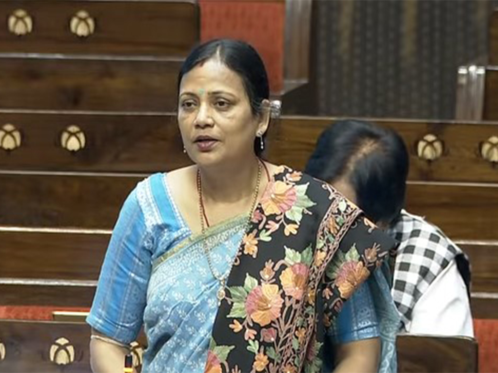 Biju Janata Dal (BJD) Rajya Sabha MP Sulata Deo (Photo/SansadTV)