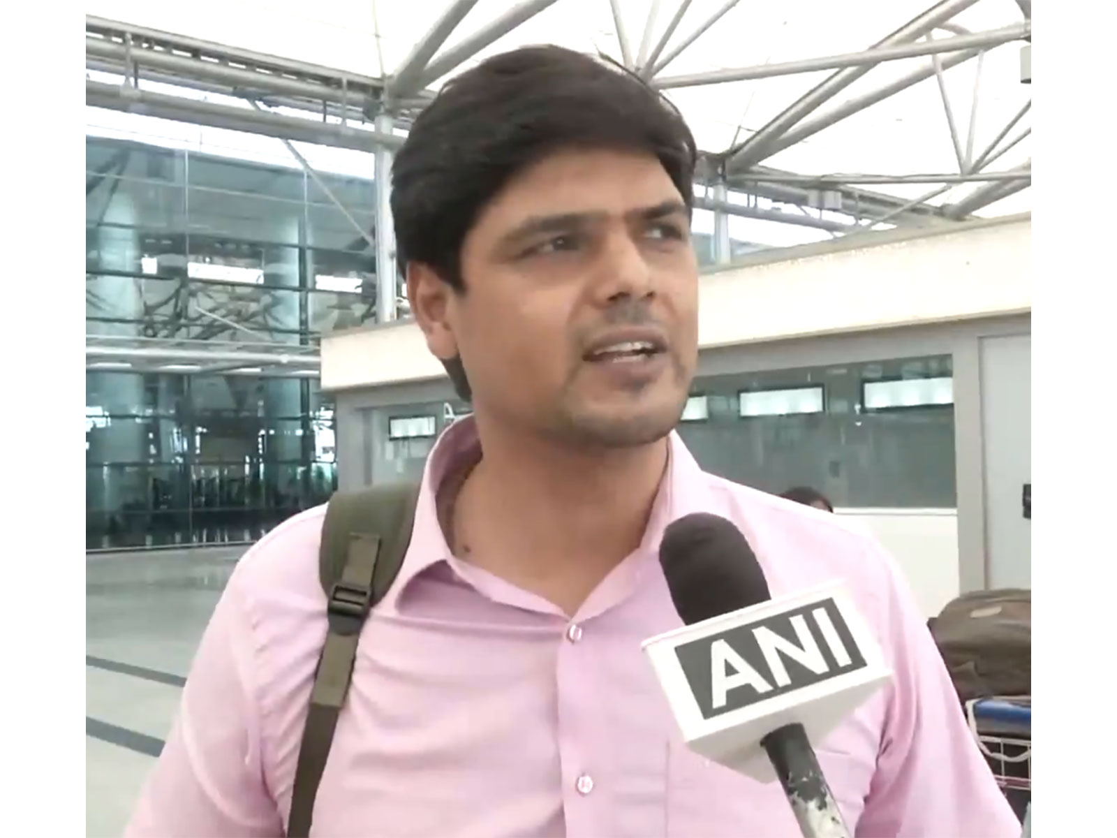 A passenger from Mumbai, Ashwini (Photo/ANI)