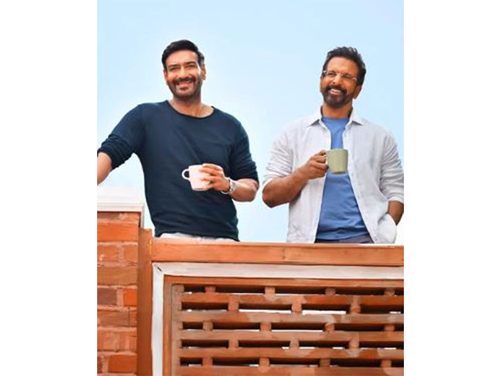 Ajay Devgn and Jaaved Jaaferi (Photo: Instagram/@AjayDevgn)