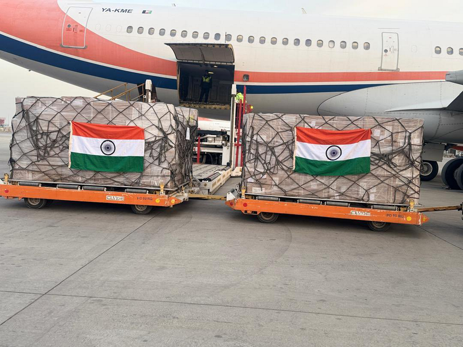 India delivers 63,734 doses of Influenza and Meningitis vaccines to Afghanistan (Photo/X@MEAIndia)