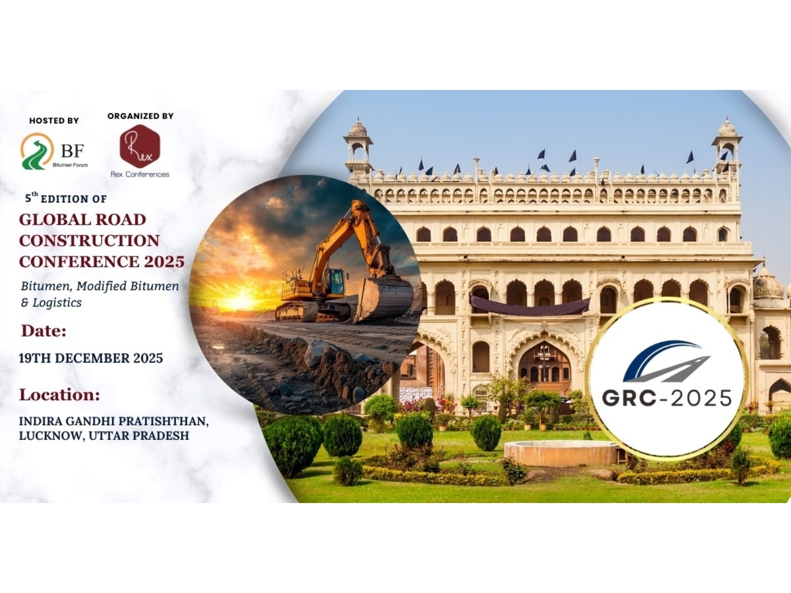 India Gears Up for the Most Awaited Event in Bitumen & Road Construction — GRC Conference 2025 in Lucknow