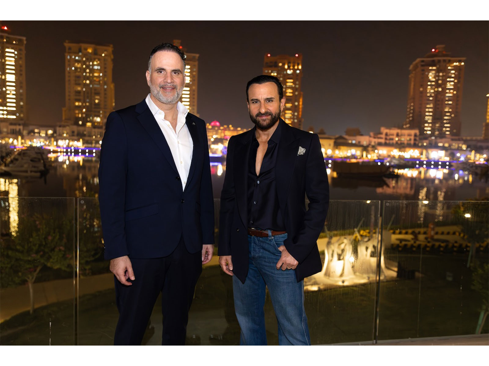 Mohamed Sleiman, CEO of Alfardan Properties and Alfardan Hospitality with Saif Ali Khan