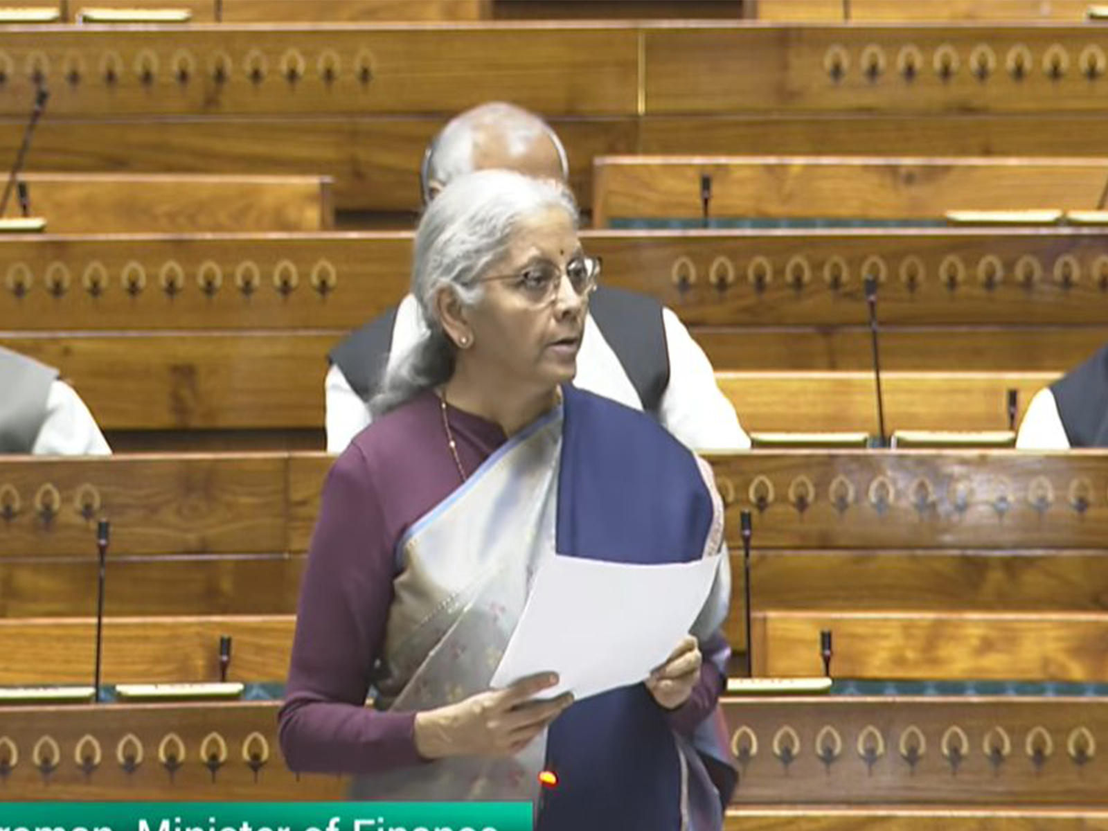 Finance Minister Nirmala Sitharaman (Image: Sansad TV) Finance Minister Nirmala Sitharaman (Image: Sansad TV)
