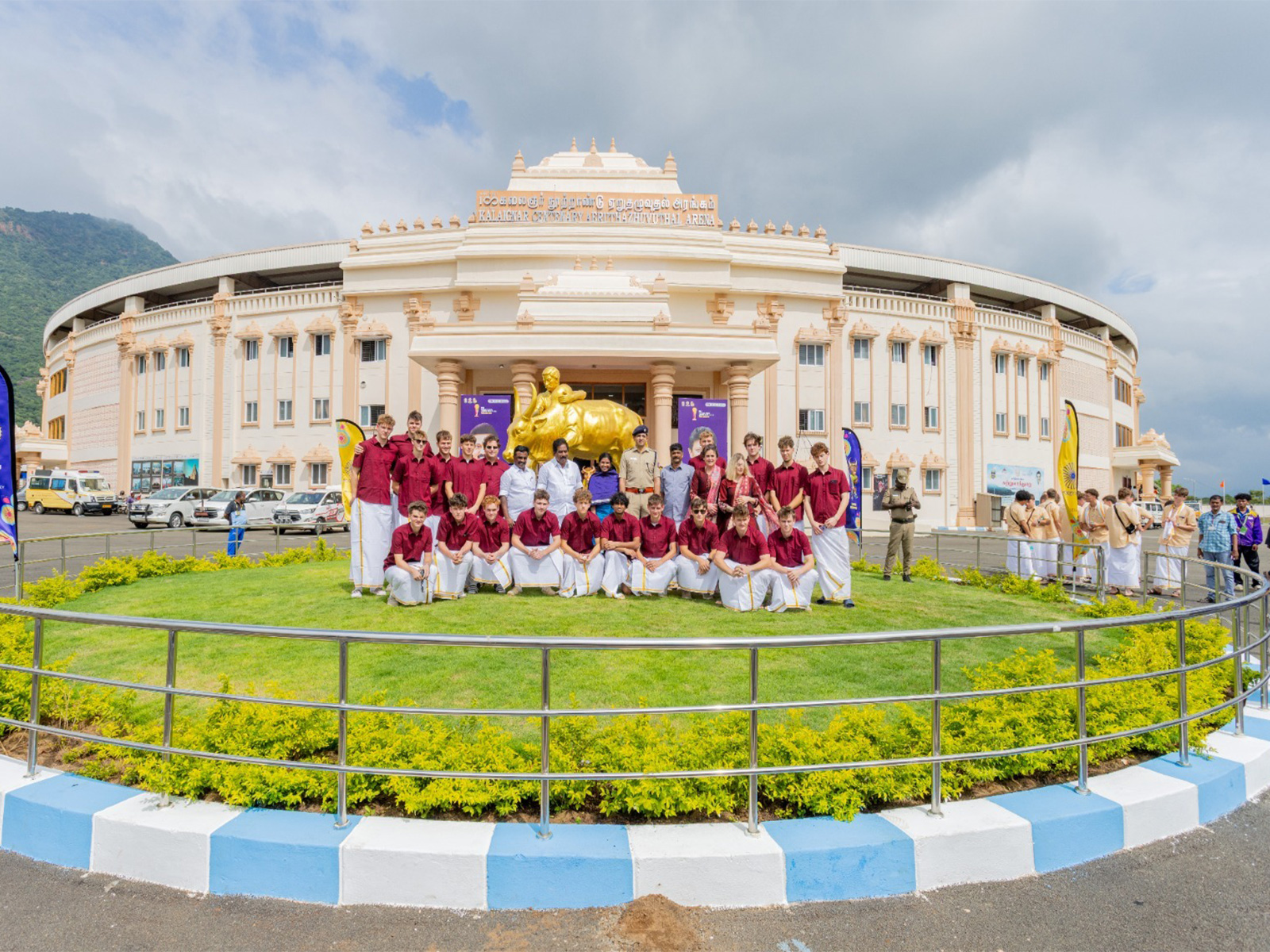 International teams witnessed TN's Jallikattu traditon during their Junior WC trip. (Photo: HI Media)