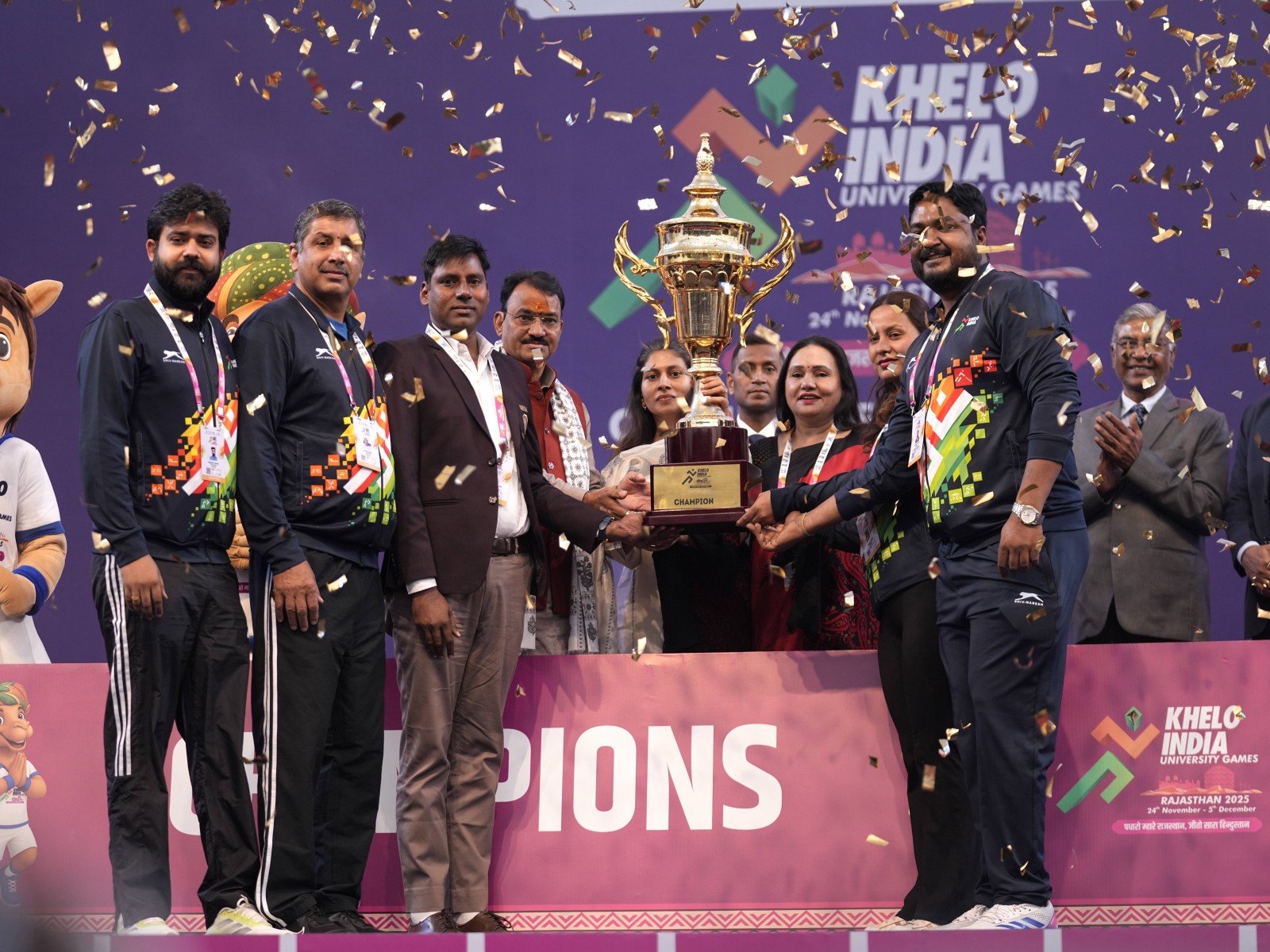 Chandigarh University won the overall championship at KIUG (Photo: SAI Media)