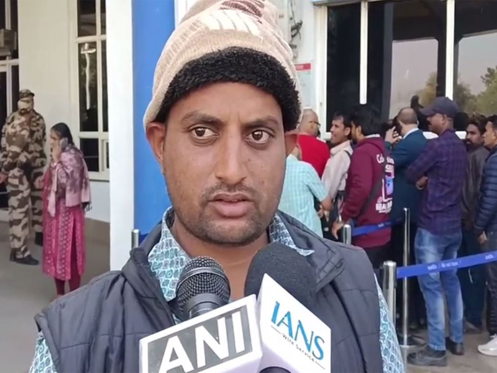 Passenger at Jodhpur Airport (Photo/ANI)